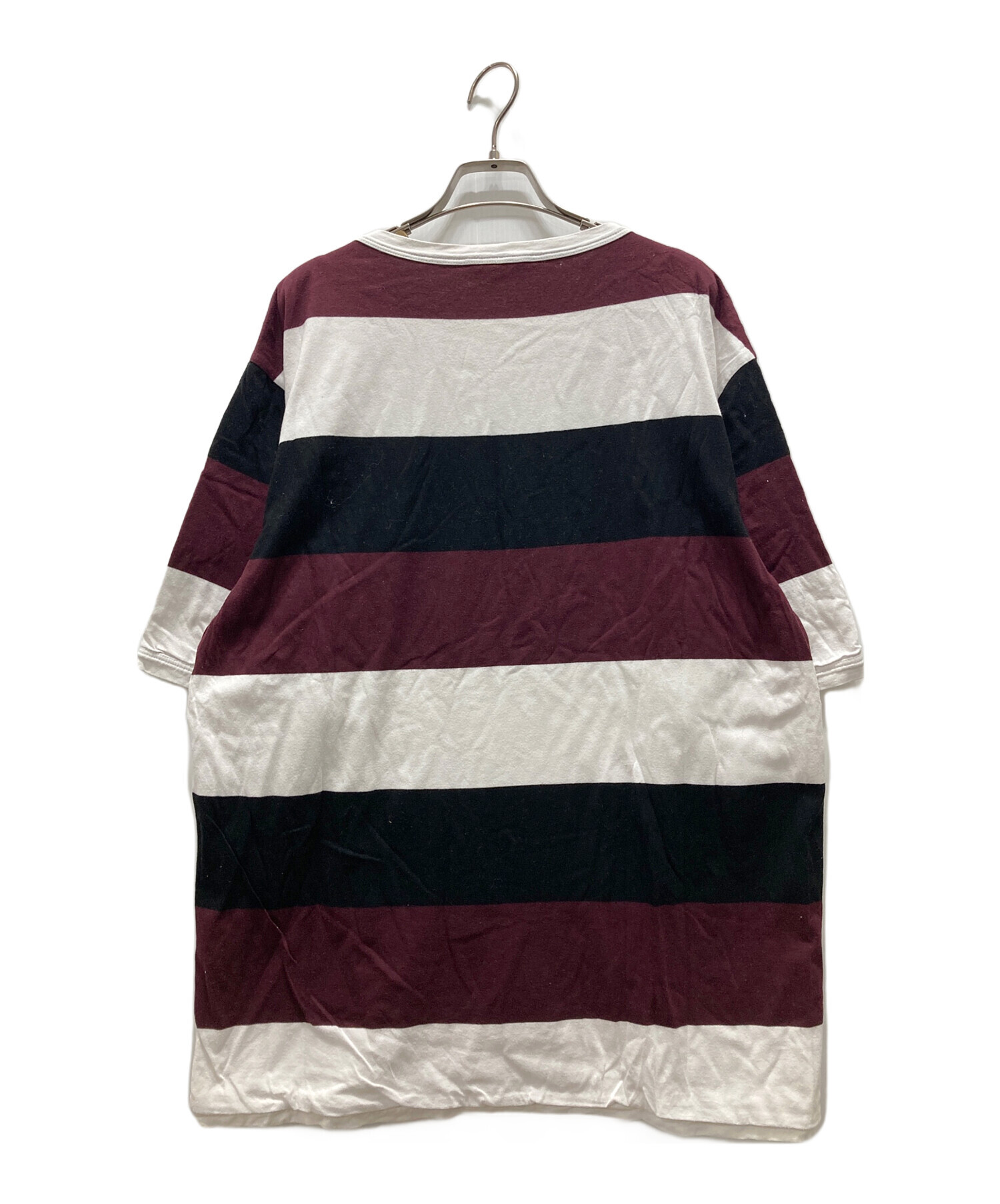 中古・古着通販】MARNI (マルニ) ボーダーTシャツ ホワイト サイズ:52 