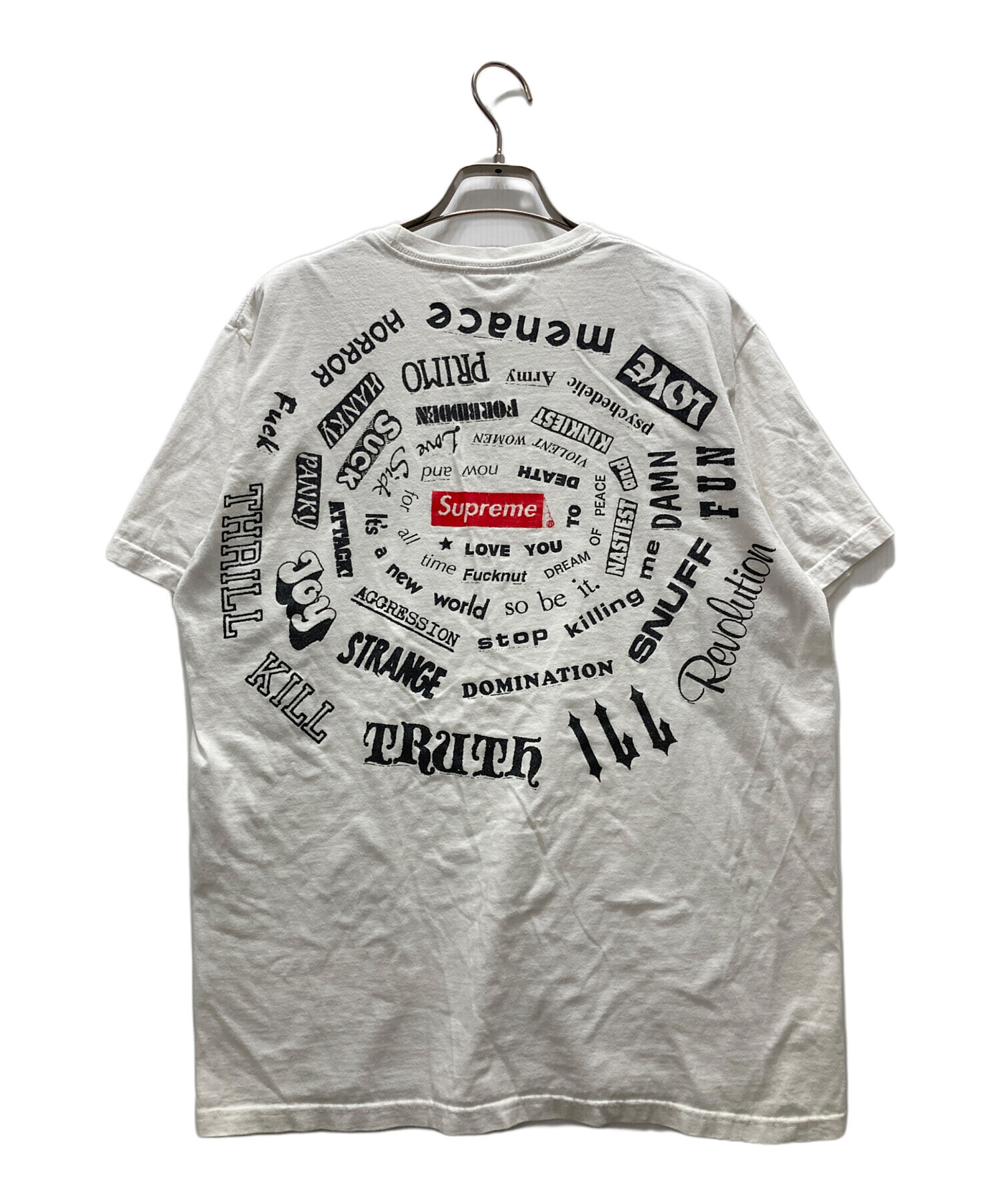 中古・古着通販】SUPREME (シュプリーム) 21SS Spiral Tee ホワイト