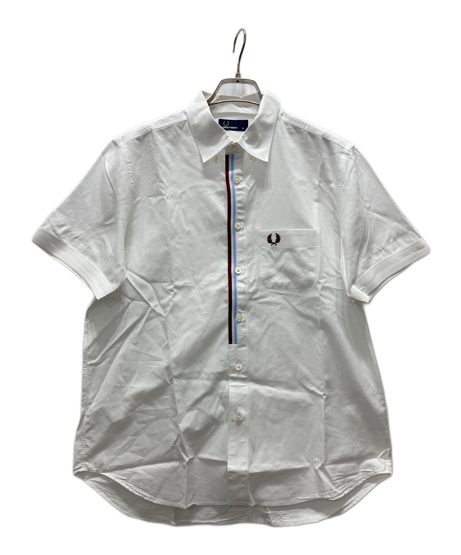 中古・古着通販】FRED PERRY (フレッドペリー) 半袖シャツ ホワイト 