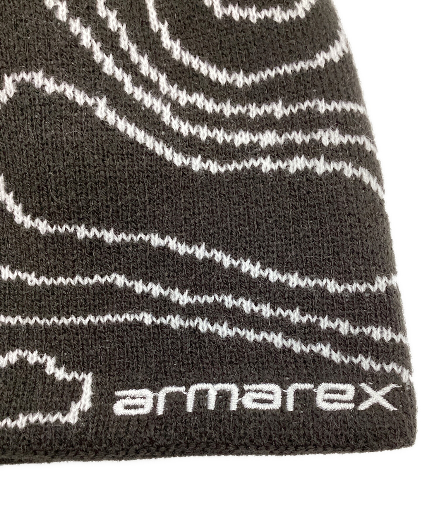 中古・古着通販】armarex (アルマレックス) ニット帽 ブラウン