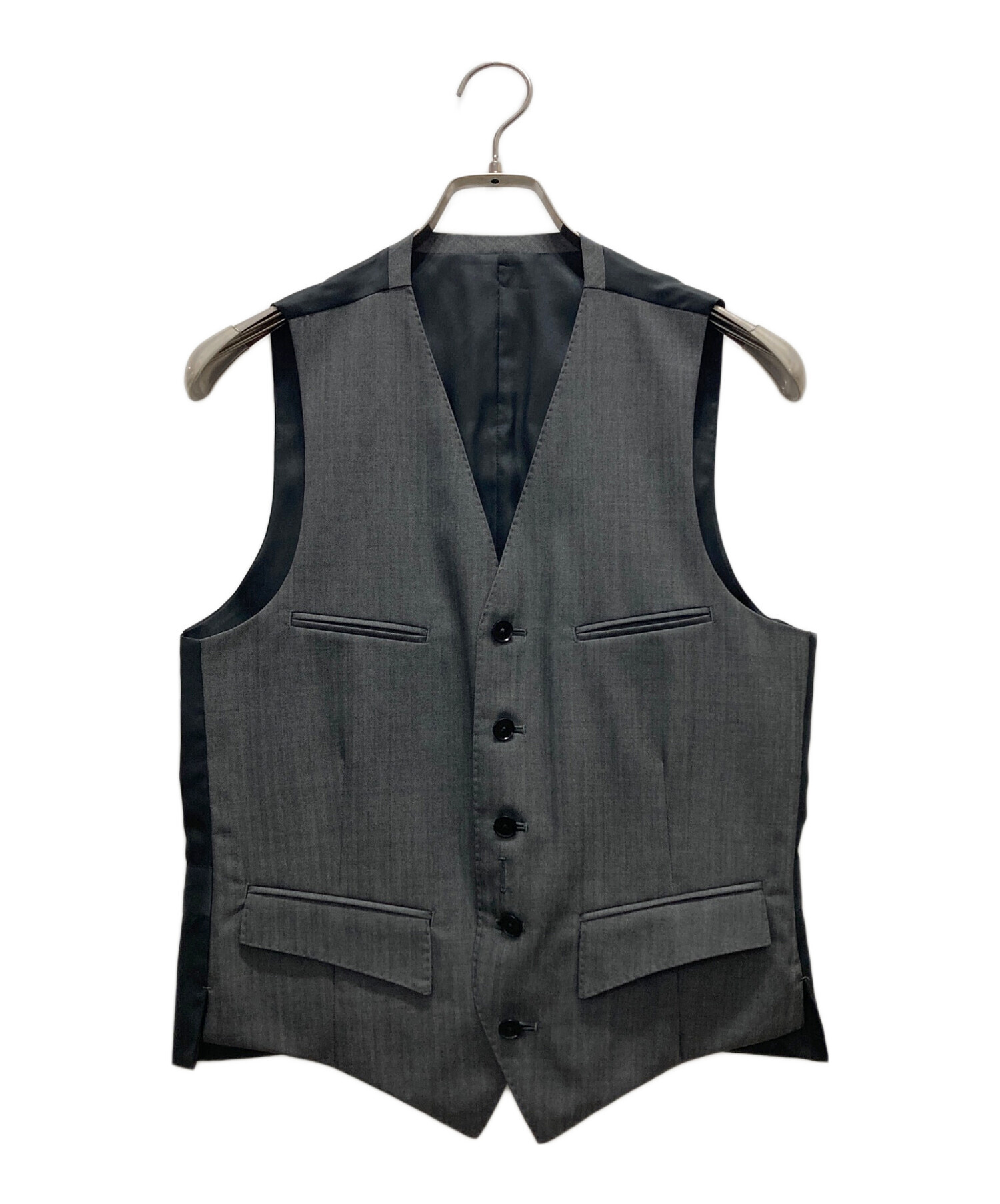 美品　バーバリーブラックレーベル　スーツ　セットアップ　グレー　チェック　36R 中古・古着通販】BURBERRY BLACK LABEL (バーバリーブラックレーベル