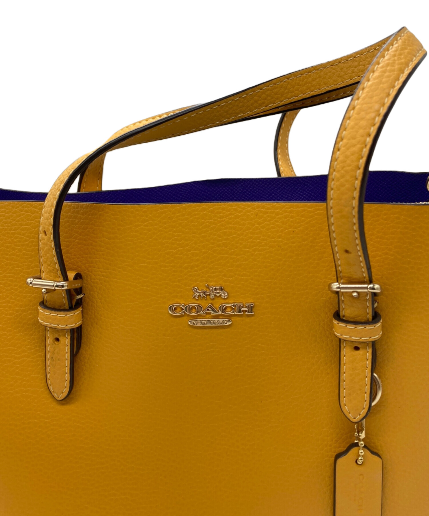 中古・古着通販】COACH (コーチ) モリー トート2WAYバッグ イエロー