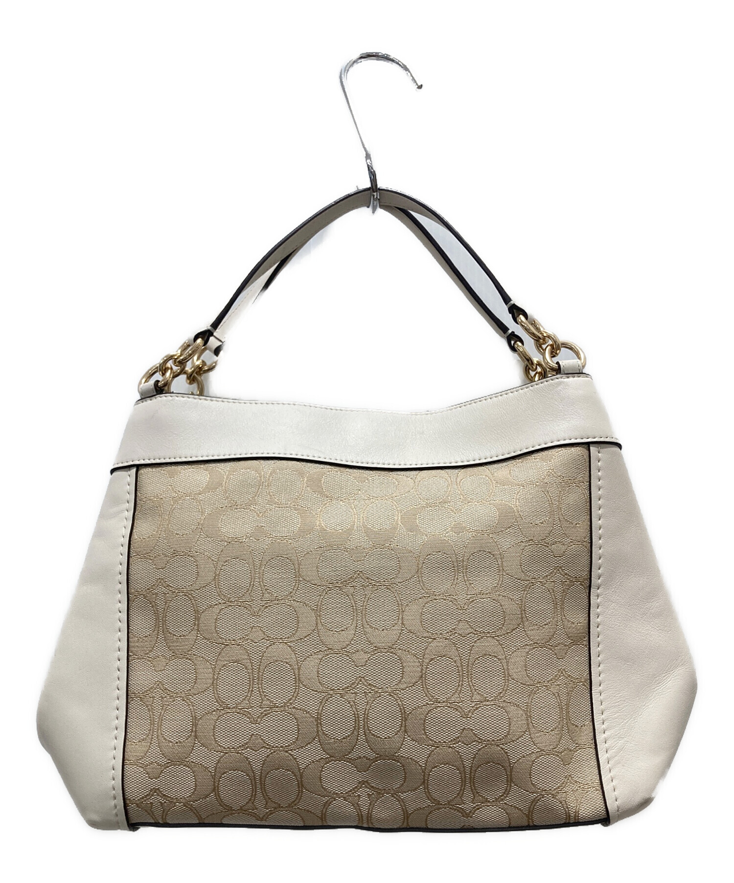 中古・古着通販】COACH (コーチ) ハンドバッグ ホワイト｜ブランド 