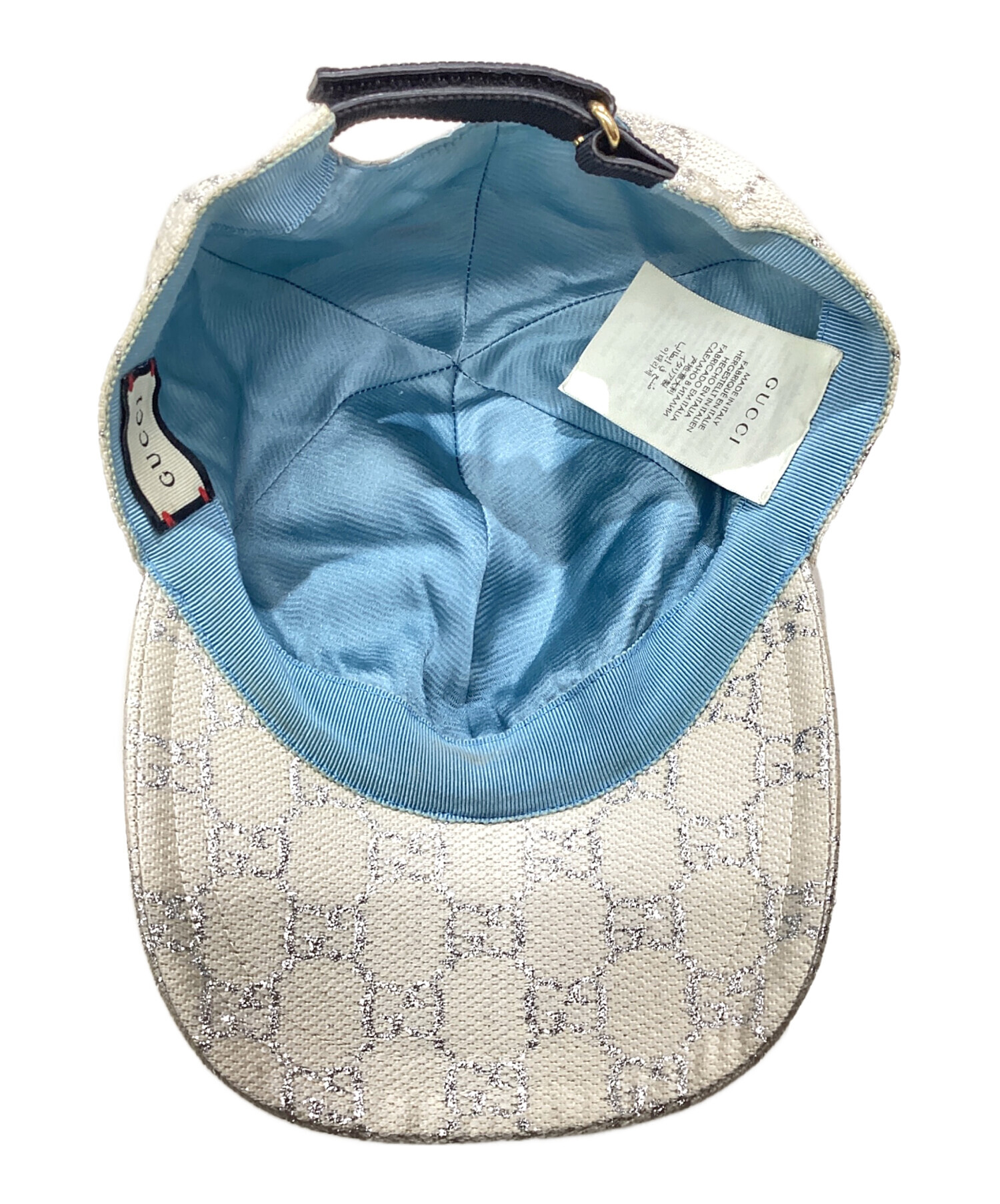 中古・古着通販】GUCCI (グッチ) GGラメ ベースボールキャップ