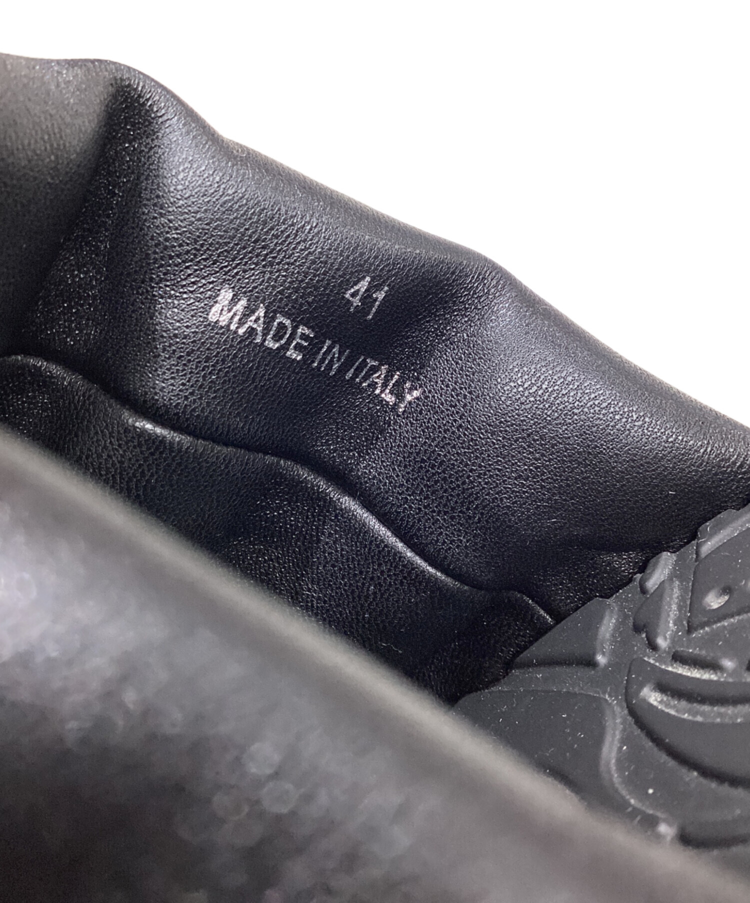 中古・古着通販】BURBERRY (バーバリー) スラブレザースライドサンダル