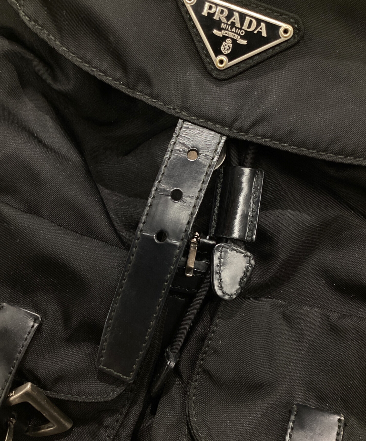 中古・古着通販】PRADA (プラダ) リュック ブラック｜ブランド・古着