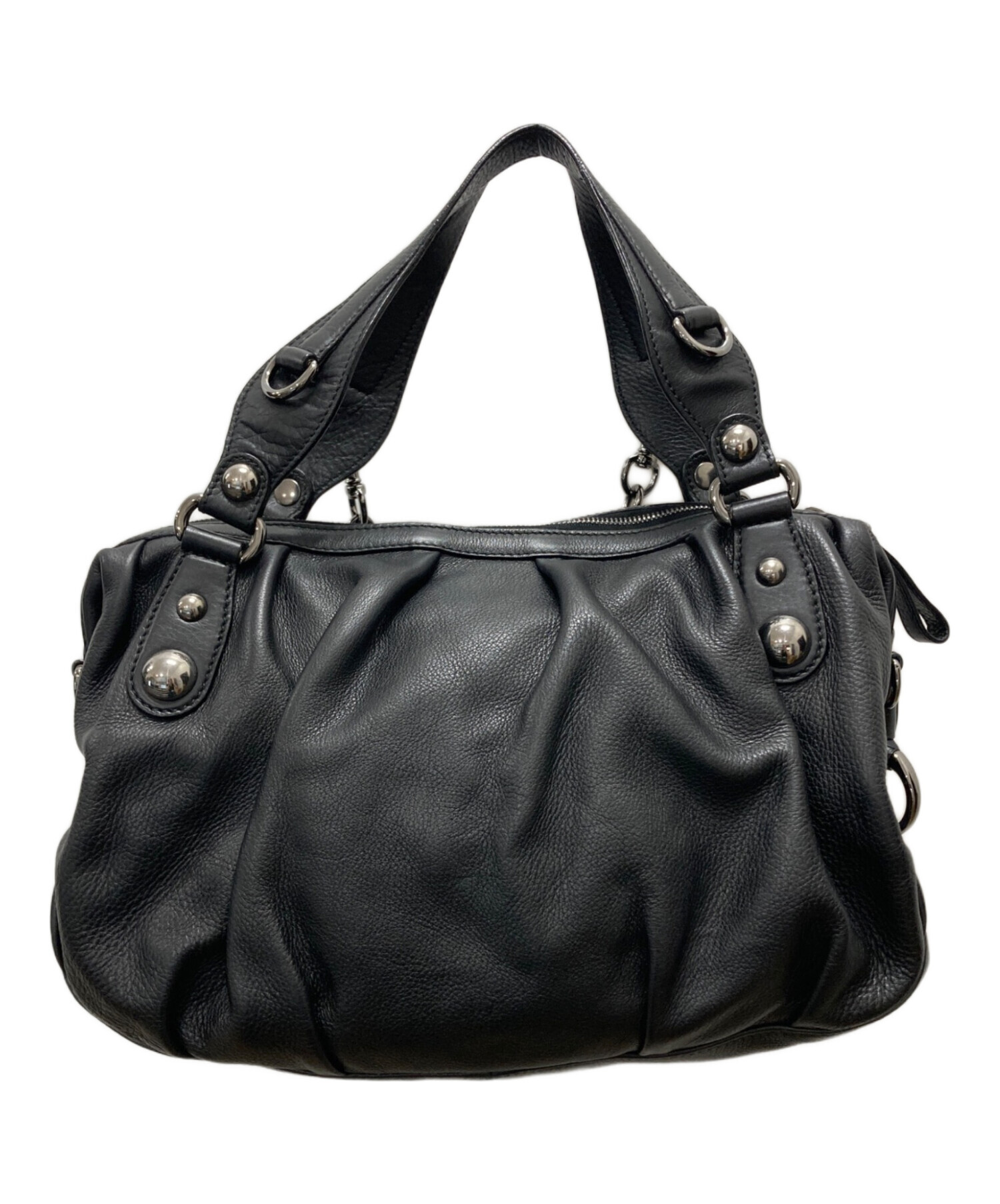 中古・古着通販】GUCCI (グッチ) アイコンビット チェーン 2wayバッグ