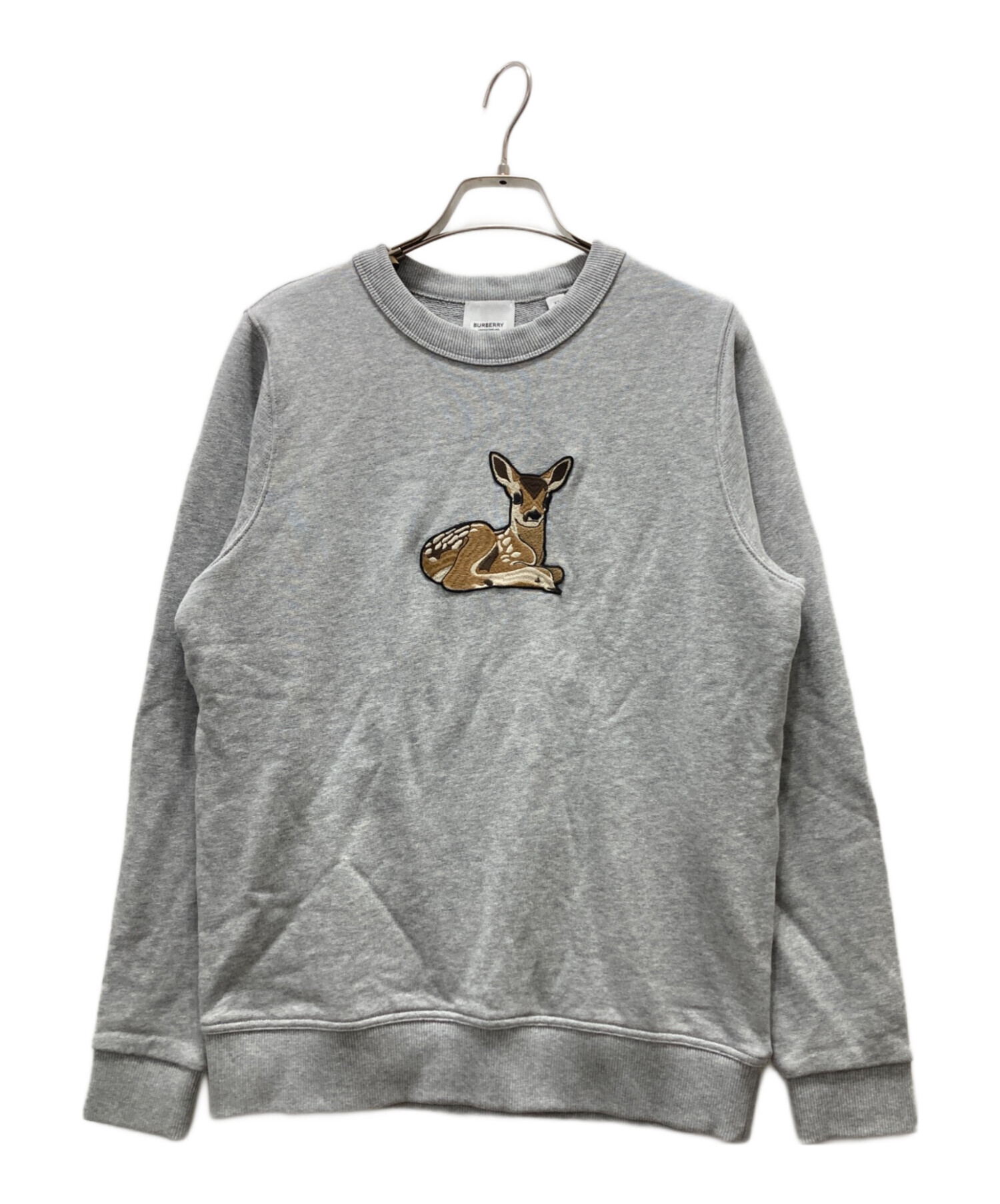 BURBERRY バンビ カシミヤ 鹿 ニット セーター Deer バーバリー 中古・古着通販】BURBERRY (バーバリー) バンビワッペン スウェット