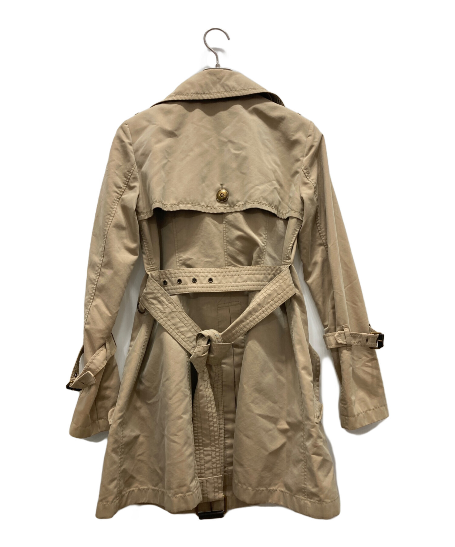 バーバリー　ブルーレーベル　トレンチコート　着丈100㌢ 中古・古着通販】BURBERRY BLUE LABEL (バーバリー ブルー レーベル