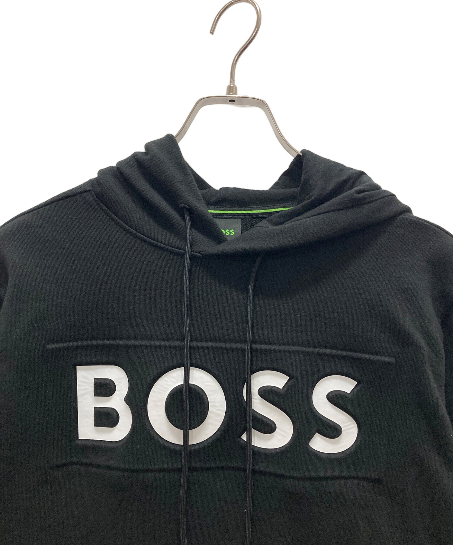 ボス BOSS ロゴ パーカー ビッグサイズ 3XL ブラック メンズ 正規品 中古・古着通販】BOSS (ボス) BOSSロゴパーカー ブラック サイズ:S