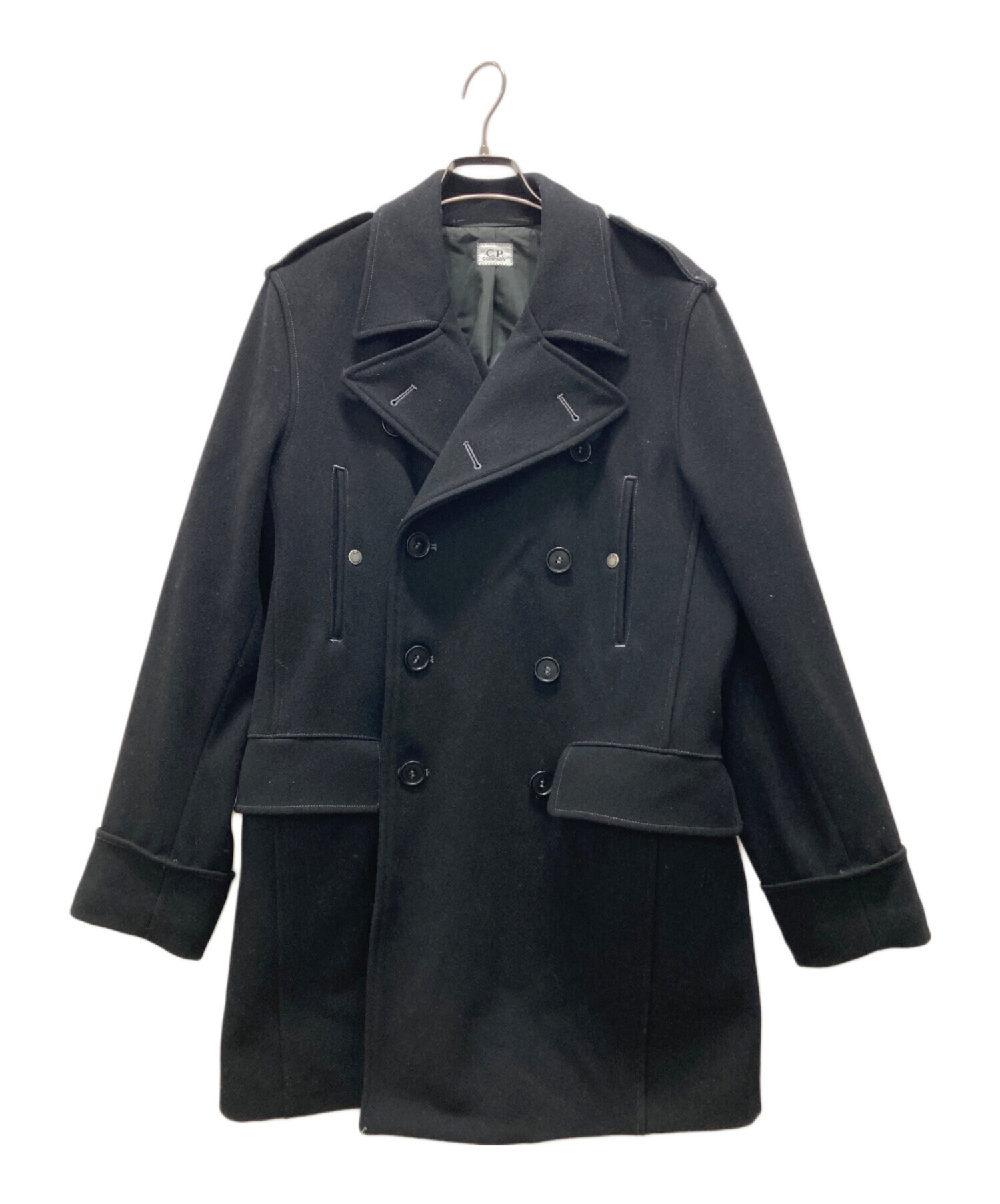中古・古着通販】C.P COMPANY (シーピーカンパニー) Pコート ブラック