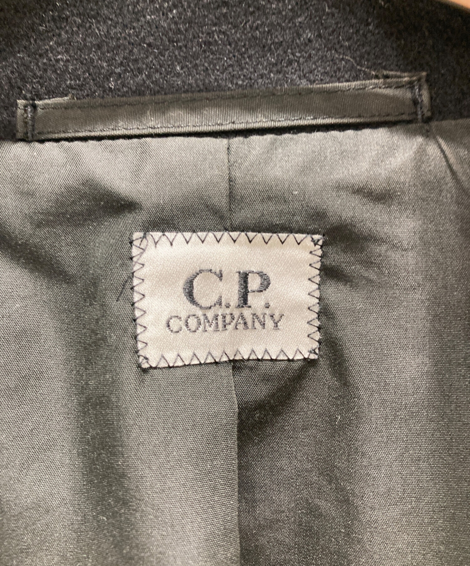 中古・古着通販】C.P COMPANY (シーピーカンパニー) Pコート ブラック