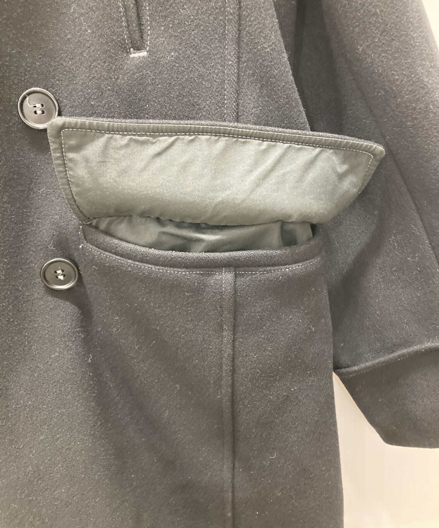 中古・古着通販】C.P COMPANY (シーピーカンパニー) Pコート ブラック