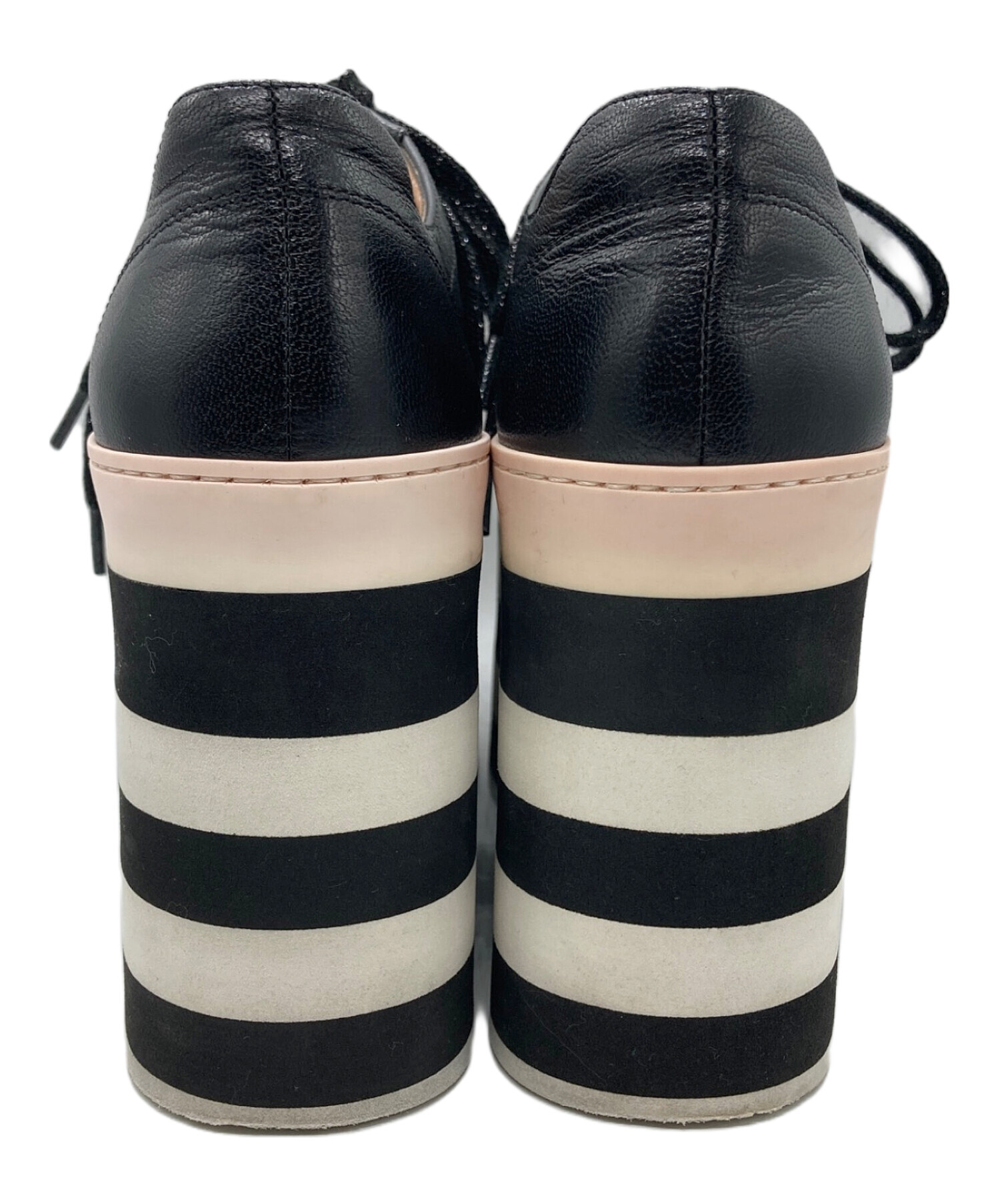 中古・古着通販】GUCCI (グッチ) プラットフォームスニーカー ブラック