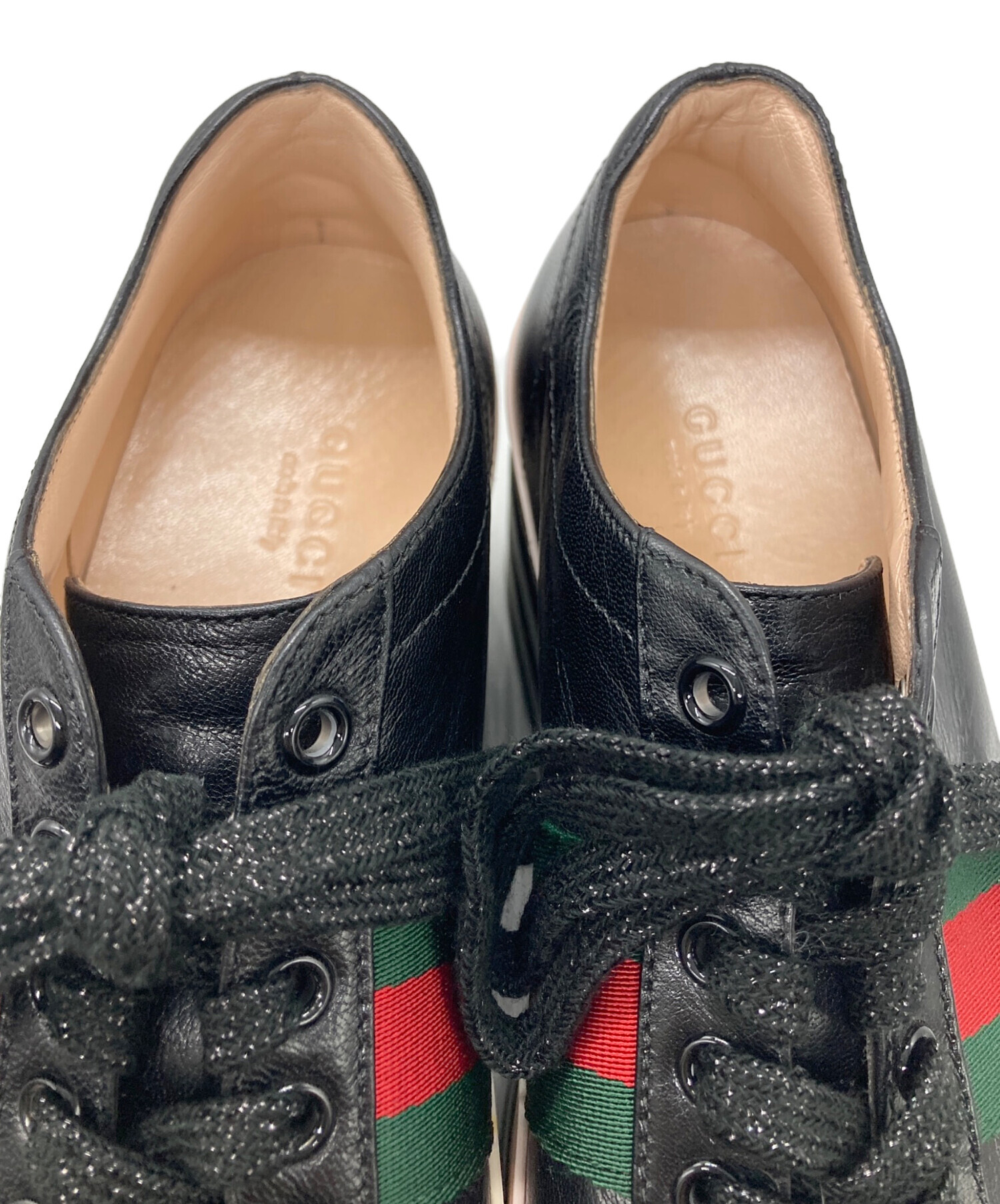 GUCCI エスパドリーユ プラットフォーム スニーカー 中古・古着通販】GUCCI (グッチ) プラットフォームスニーカー ブラック