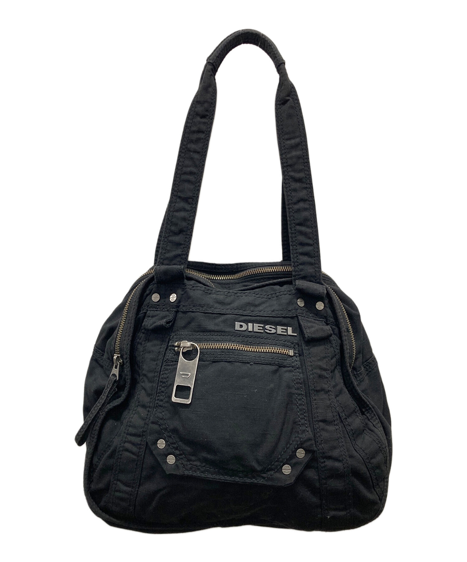 DIESEL ディーゼル クラッチバッグ ハンドバッグ y2k アーカイブ 黒 中古・古着通販】DIESEL (ディーゼル) ハンドバッグ/Y2K ブラック