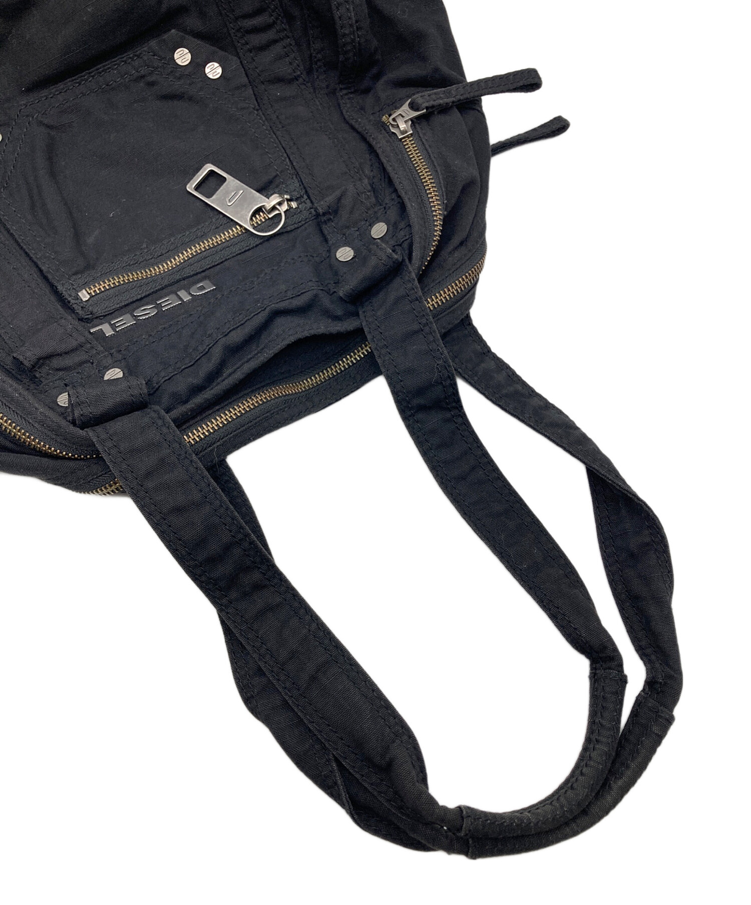中古・古着通販】DIESEL (ディーゼル) ハンドバッグ/Y2K ブラック