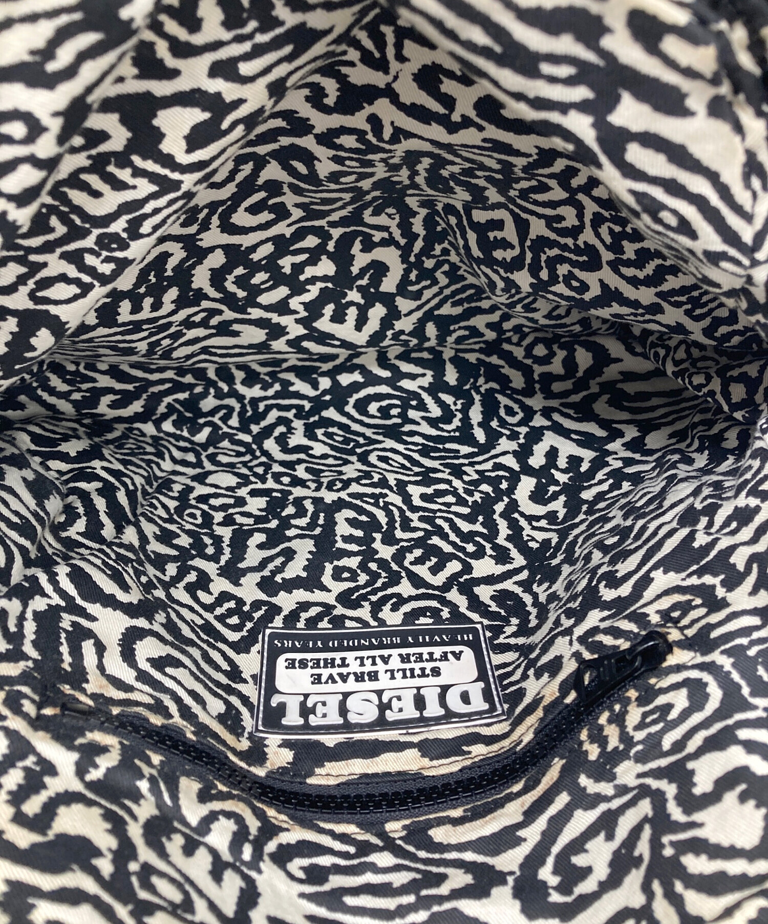 中古・古着通販】DIESEL (ディーゼル) ハンドバッグ/Y2K ブラック 