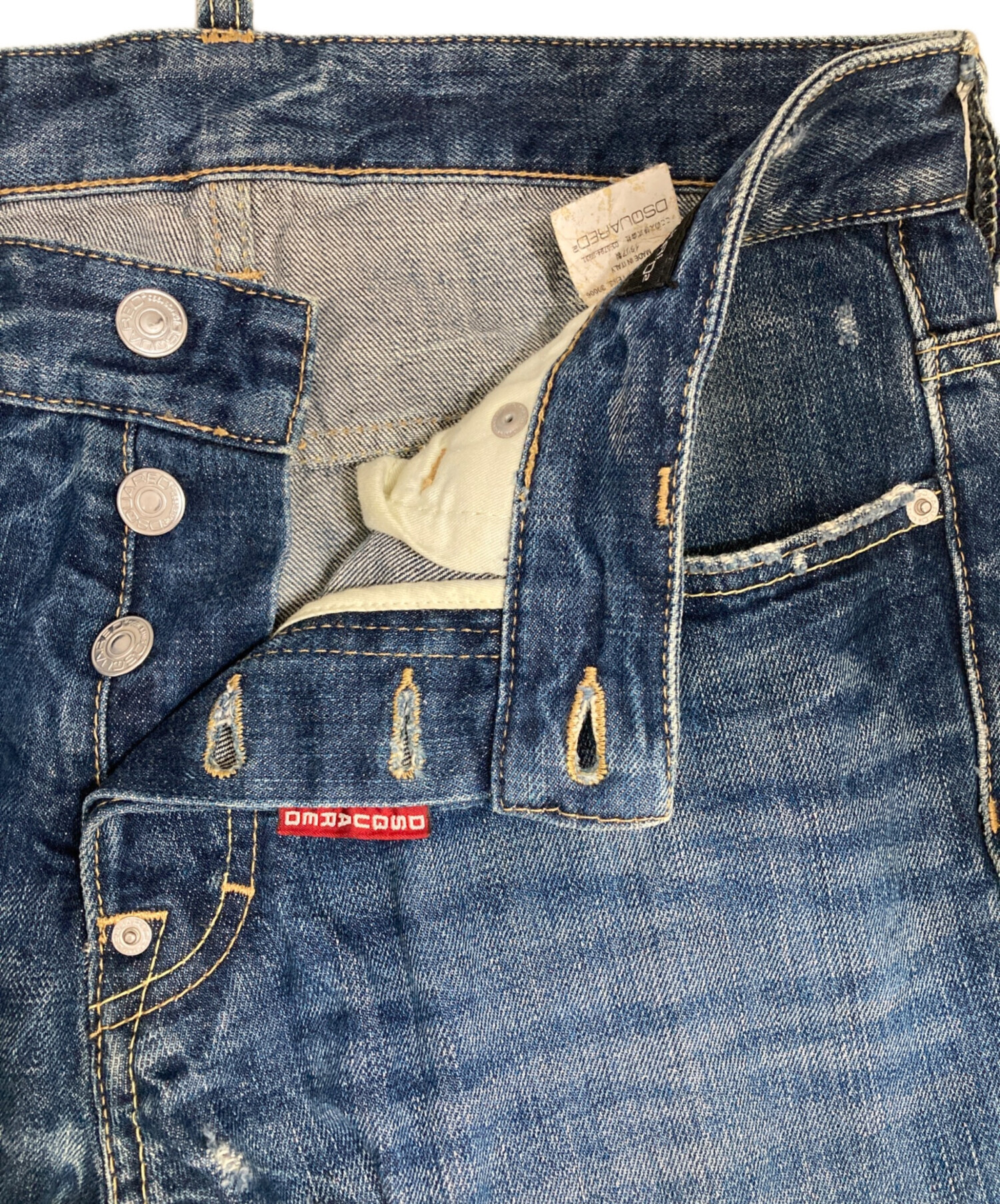 中古・古着通販】DSQUARED2 (ディースクエアード) デニムパンツ 
