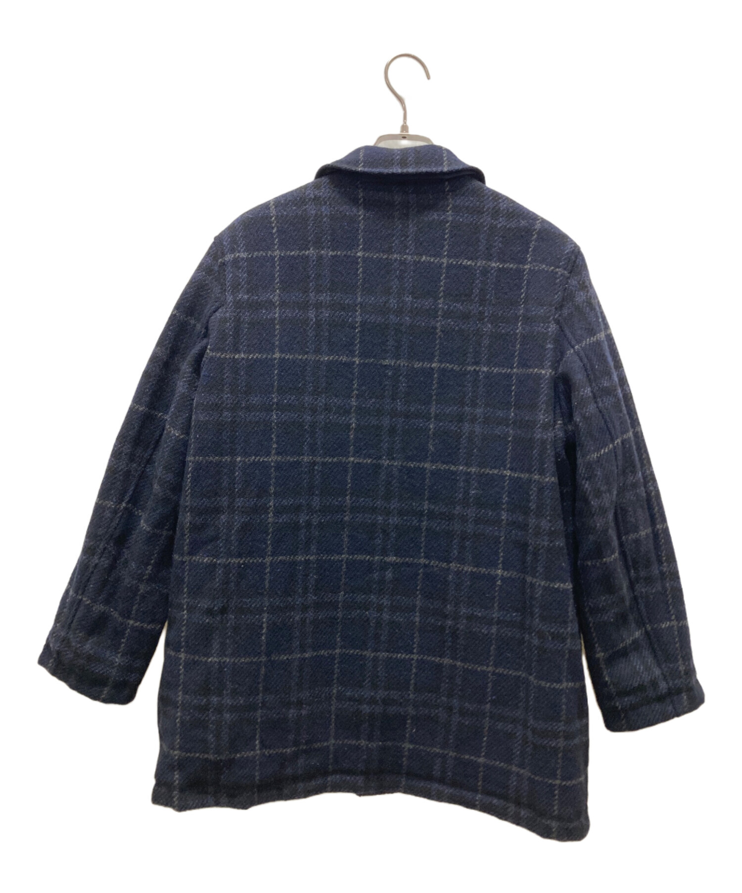BURBERRY　ステンカラーコート　ネイビー 中古・古着通販】BURBERRY (バーバリー) リバーシブルステンカラー