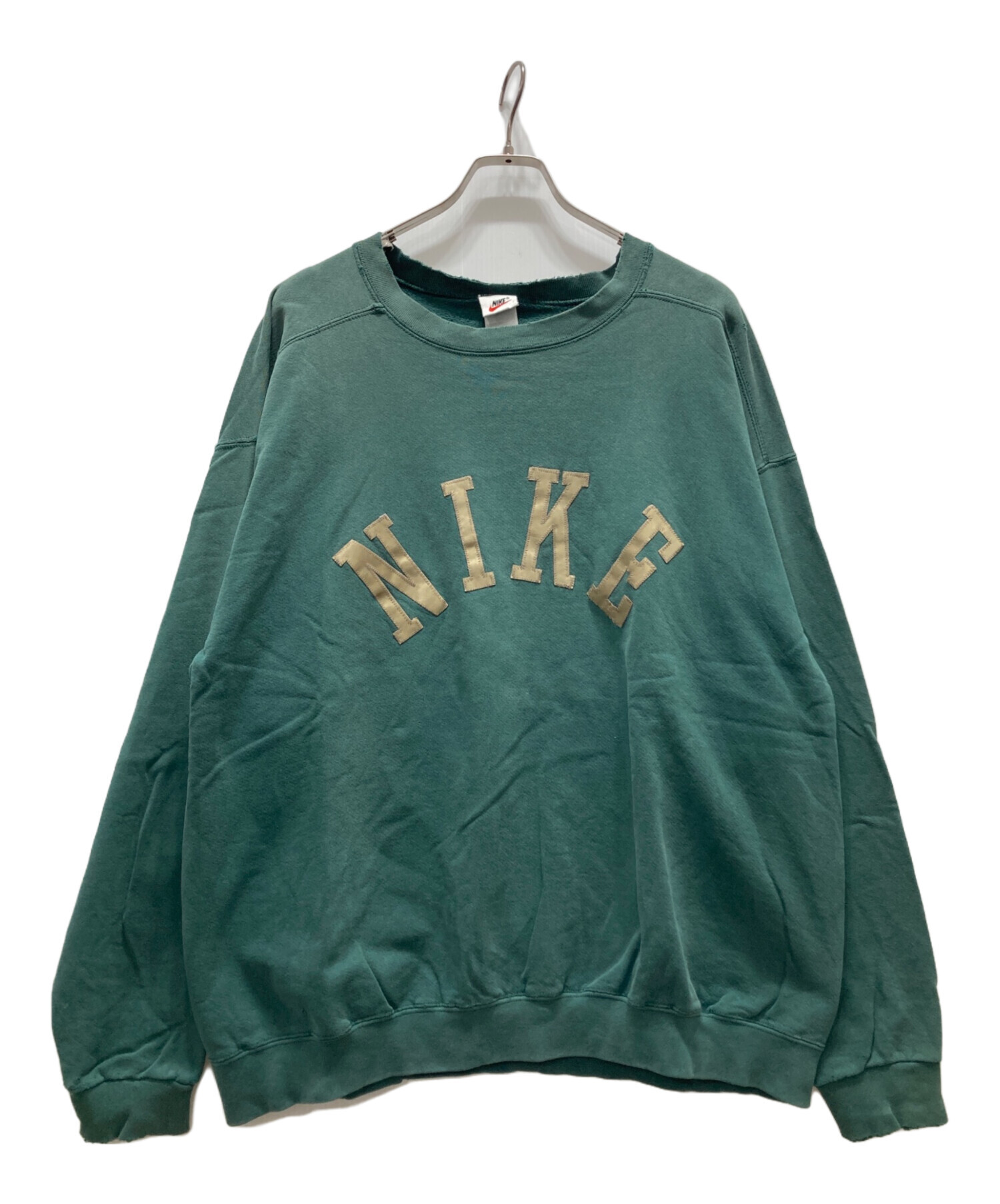 中古・古着通販】NIKE (ナイキ) 90sクルーネックスウェット グリーン 