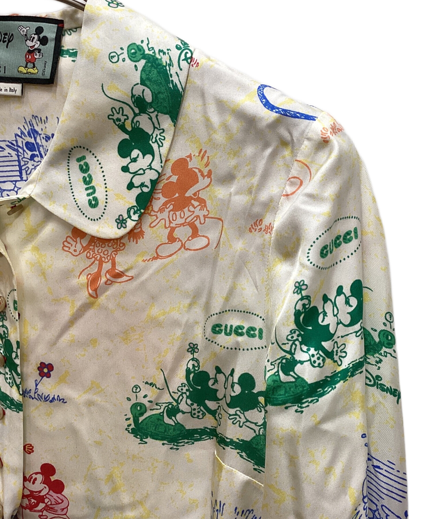 中古・古着通販】GUCCI (グッチ) パジャマシャツ アイボリー サイズ:40 