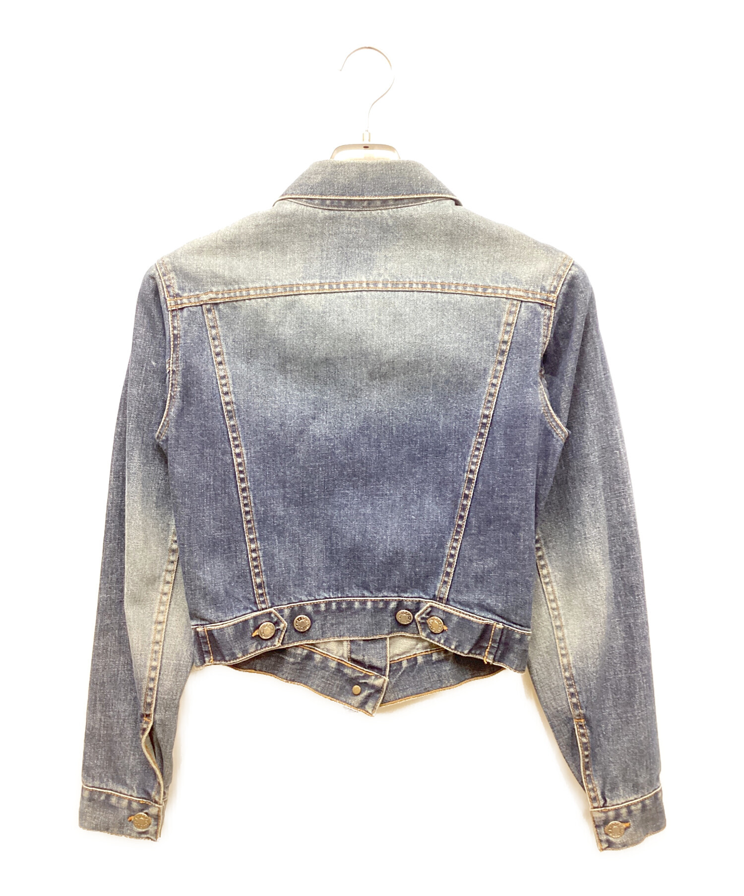 中古・古着通販】GUCCI (グッチ) クロップドデニムジャケット 中古・古着通販】GUCCI (グッチ) クロップドデニムジャケット