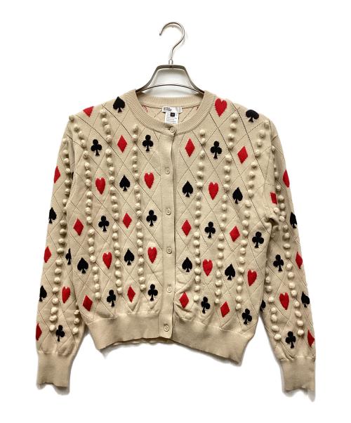 DOUBLE STANDARD CLOTHING トランプ柄　カーディガン38 中古・古着通販】DOUBLE STANDARD CLOTHING (ダブルスタンダード