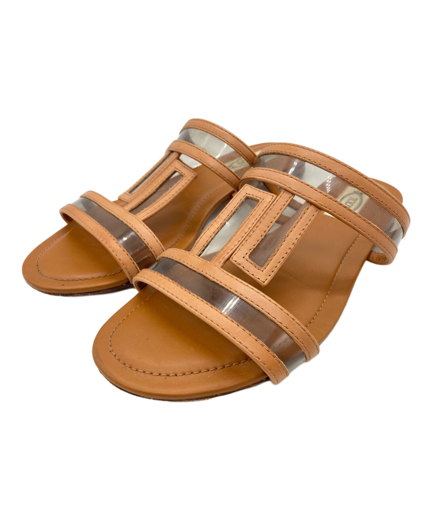 中古・古着通販】TOD'S (トッズ) クリアストラップ切替サンダル