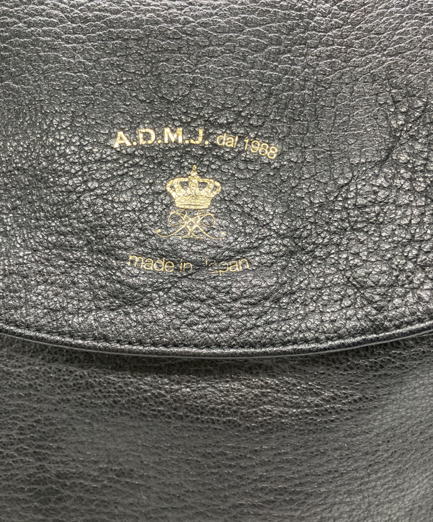 中古・古着通販】A.D.M.J. (エーディーエムジェイ) リュック ブラック 