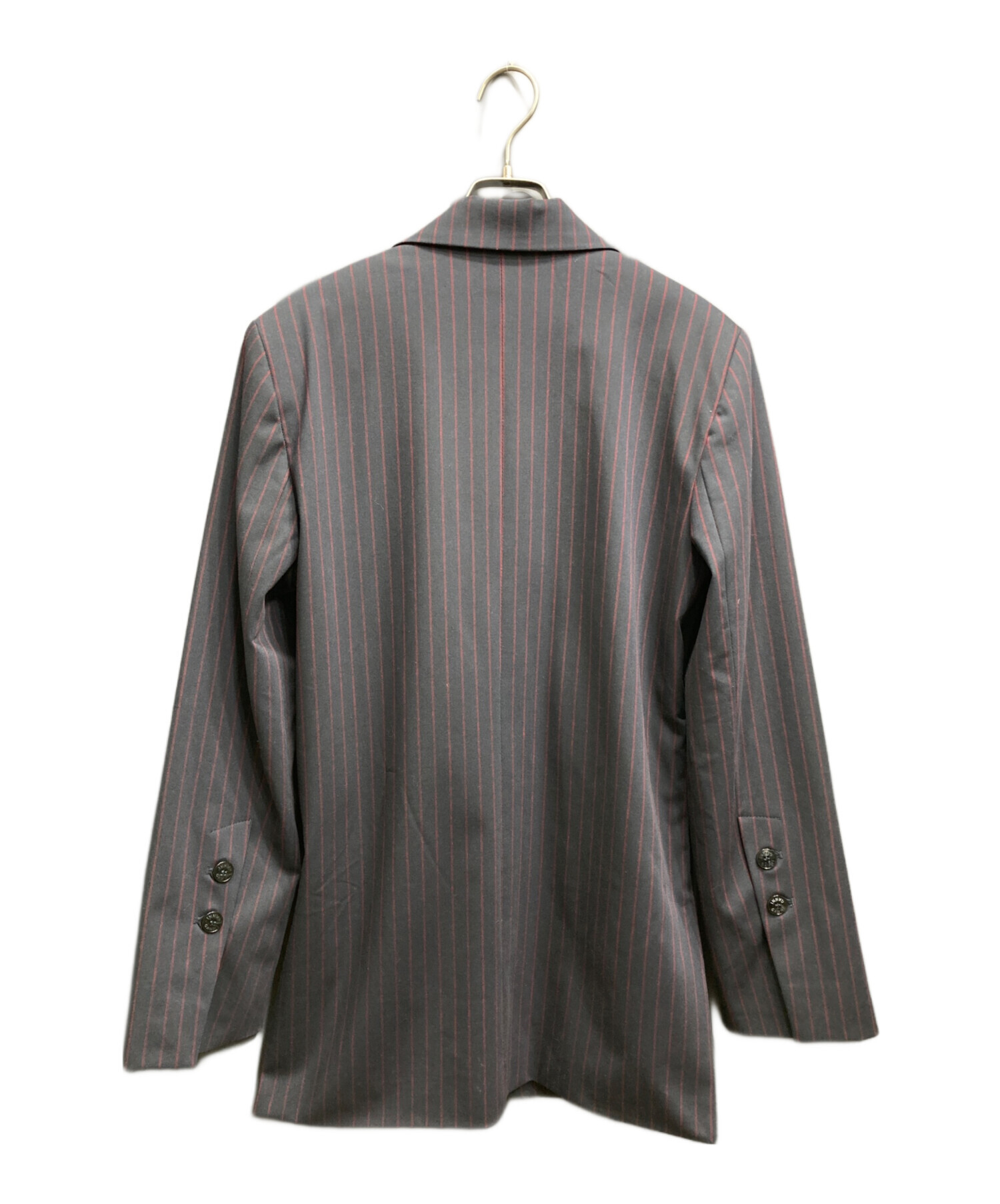 中古・古着通販】GANNI (ガニー) ピンストライプ変形テーラード