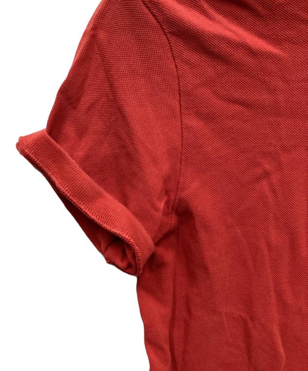 中古・古着通販】MONCLER (モンクレール) ポロシャツ レッド サイズ:S