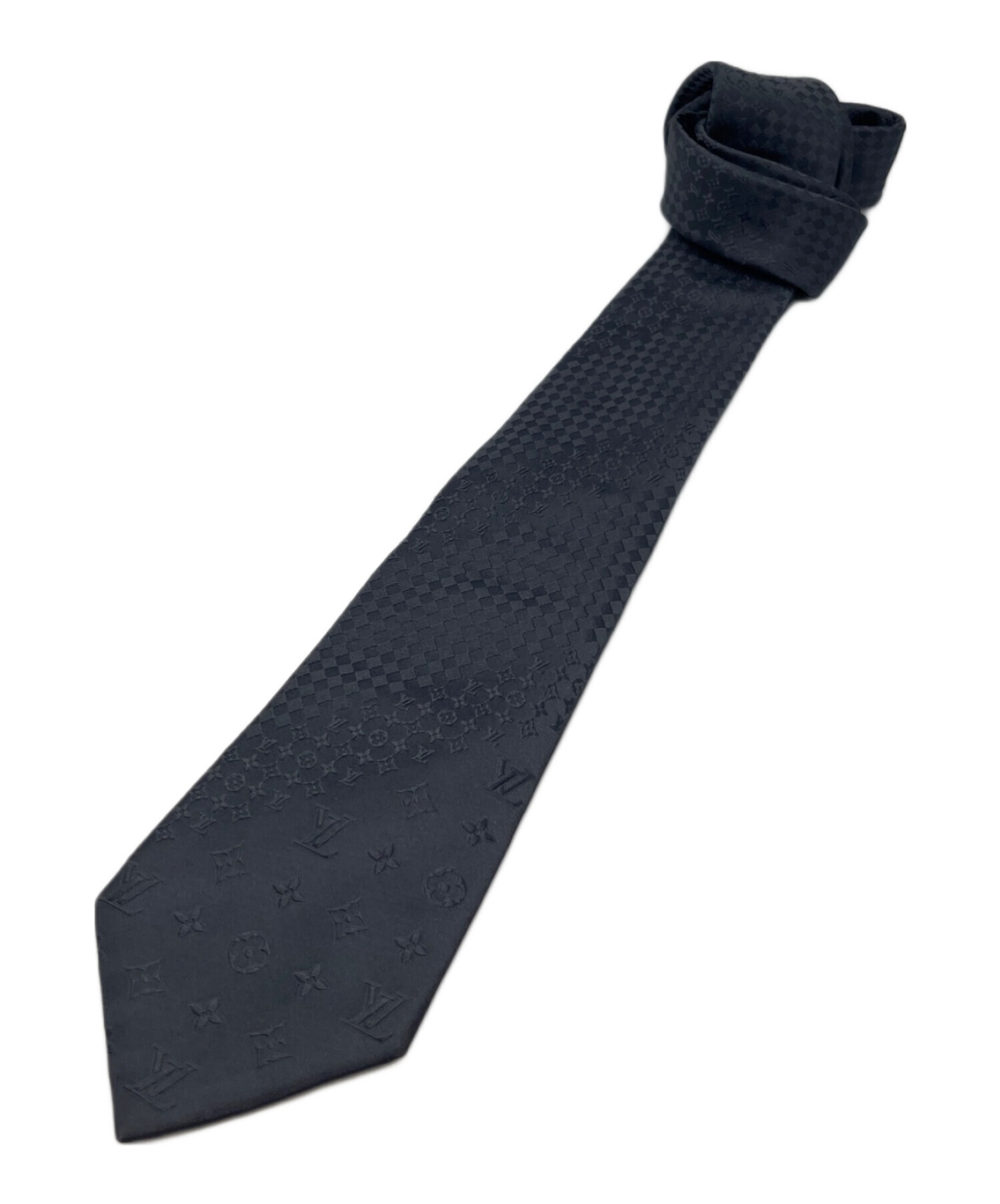 中古・古着通販】LOUIS VUITTON (ルイ ヴィトン) ネクタイ グレー