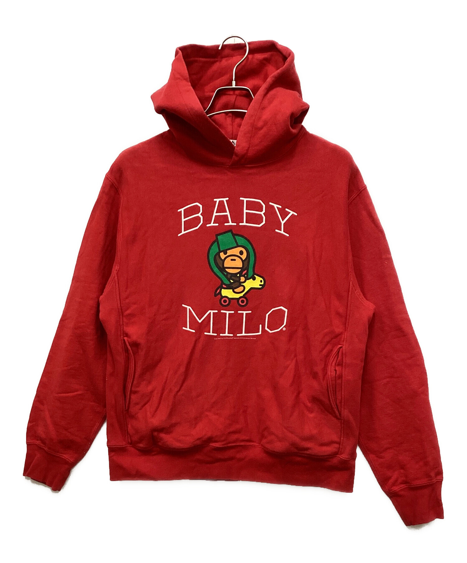 A BATHING APE レッドパーカー Mサイズ A Bathing Ape レッドパーカー M