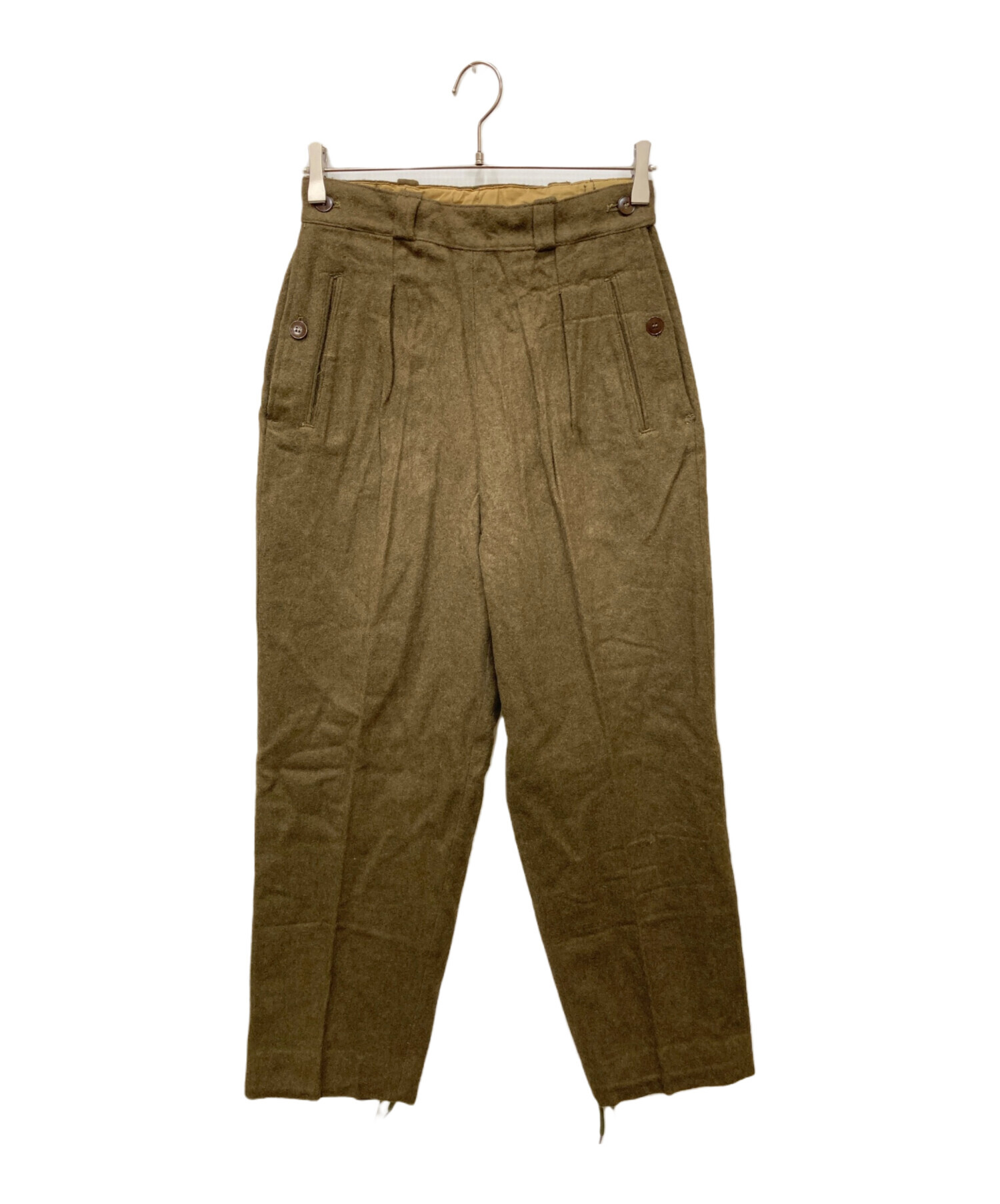 フランス軍　French army レディース　パンツ　グルカパンツ 中古・古着通販】フランス軍 (フランスグン) グルカパンツ オリーブ