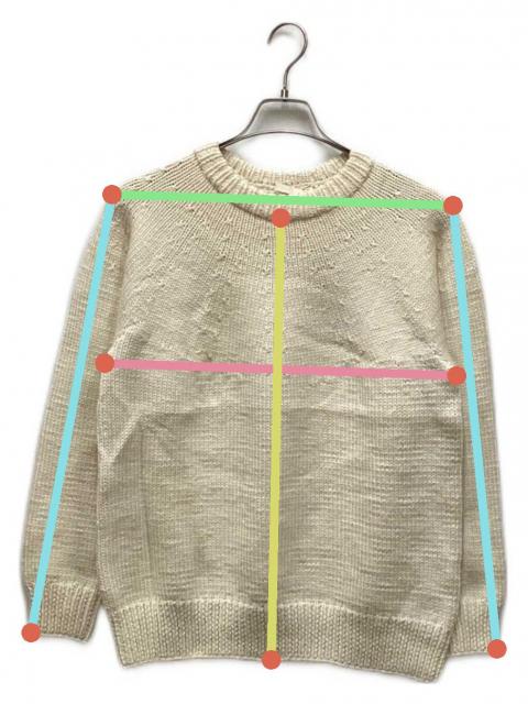 中古・古着通販】COMOLI (コモリ) ローゲージニット アイボリー サイズ