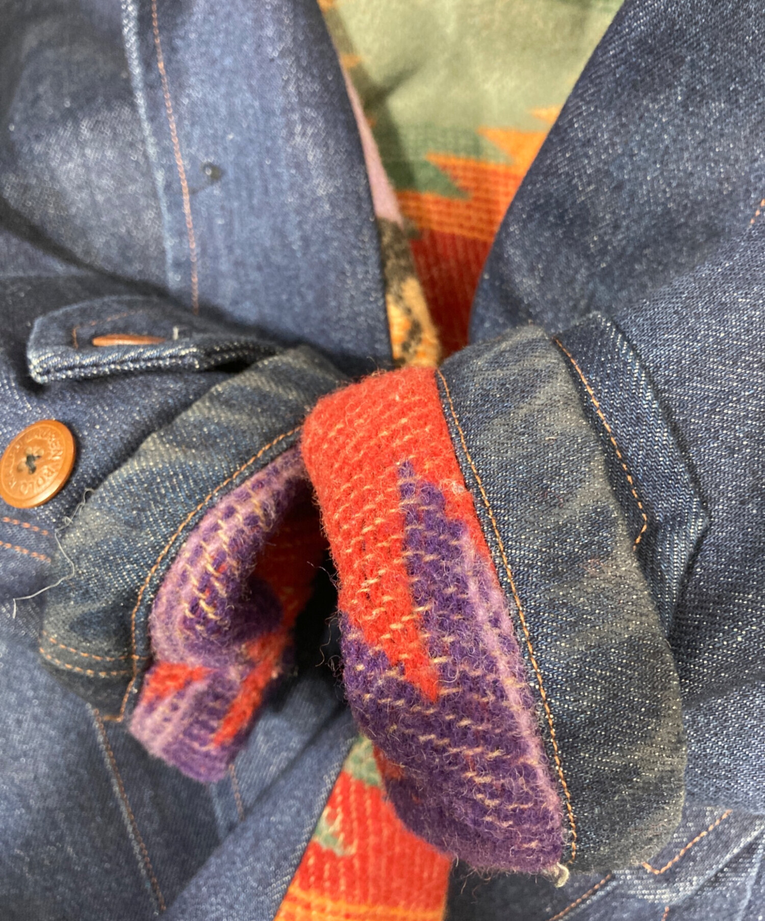 ラルフローレン　ローレン　ネイティブカバーオール 中古・古着通販】RALPH LAUREN COUNTRY (ラルフローレンカントリー) 裏