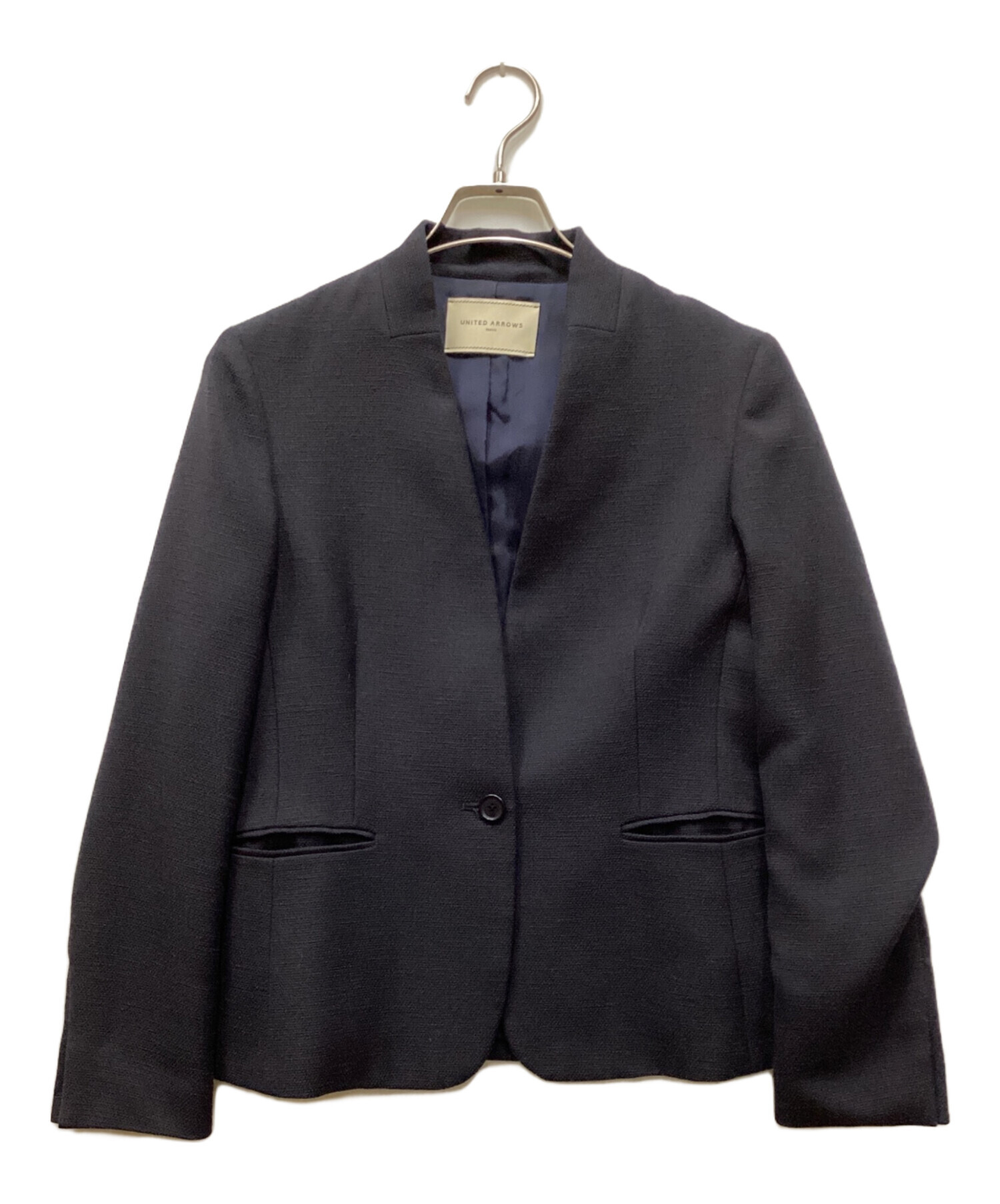 中古・古着通販】UNITED ARROWS (ユナイテッドアローズ) ノーカラー 