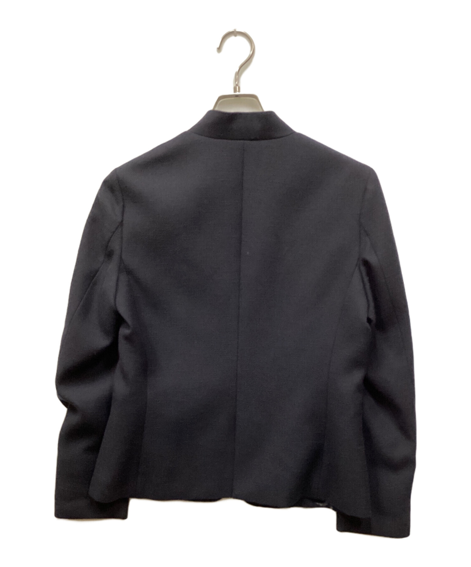 UNITED ARROWS ユナイテッドアローズ ノーカラージャケット ネイビー