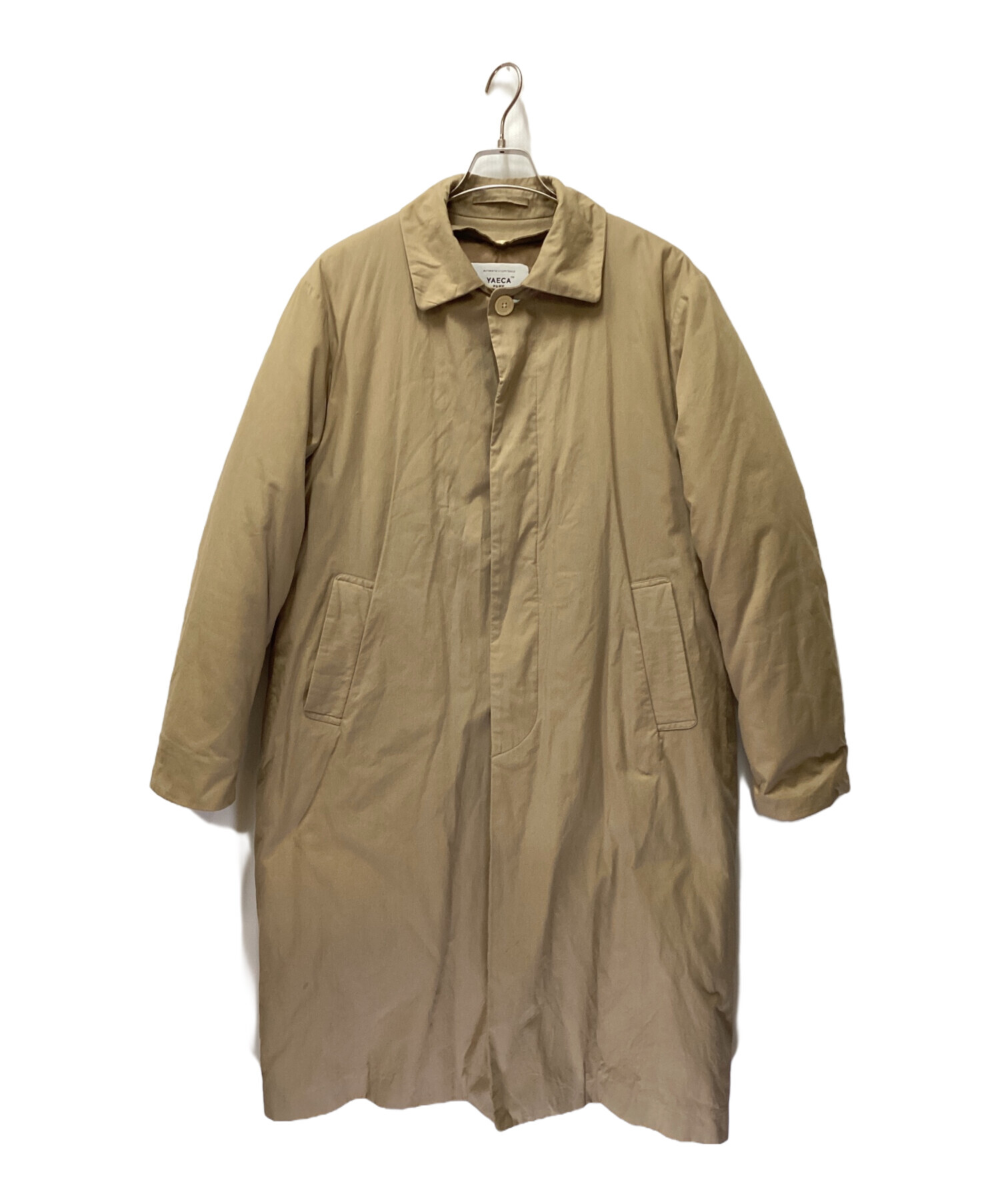 中古・古着通販】YAECA (ヤエカ) 中綿ライナー付ステンカラーコート