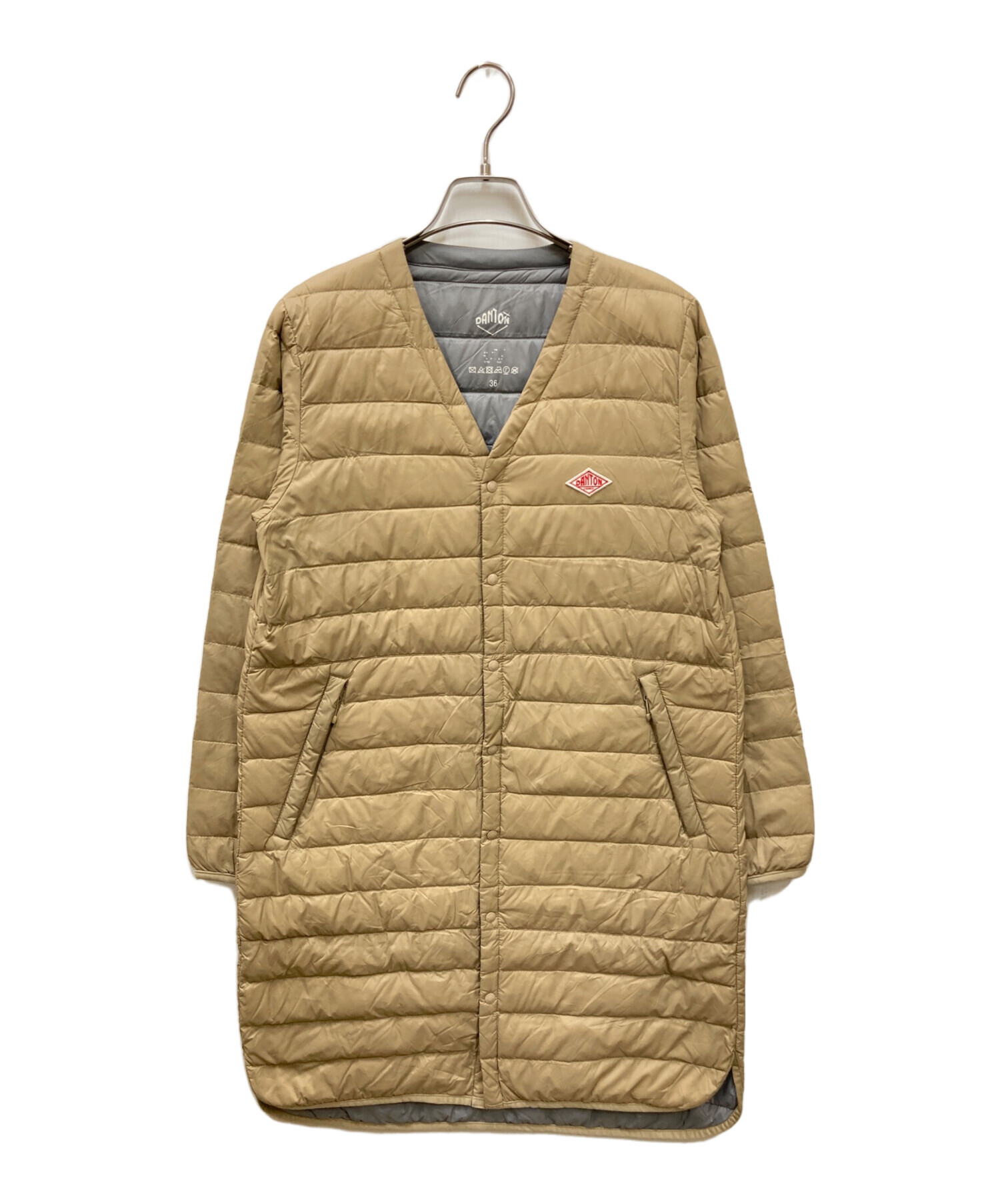 中古・古着通販】DANTON (ダントン) Vネックロングインナーダウン 