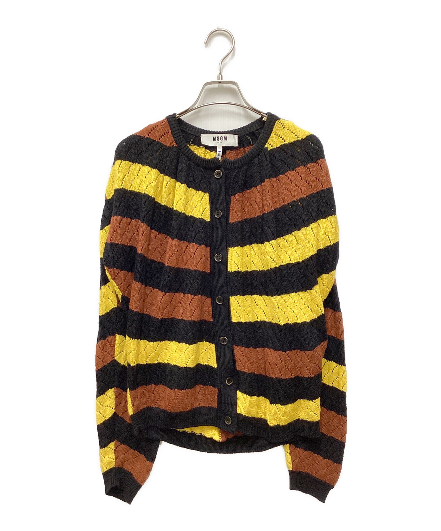 中古・古着通販】MSGM (エムエスジーエム) ニットカーディガン 