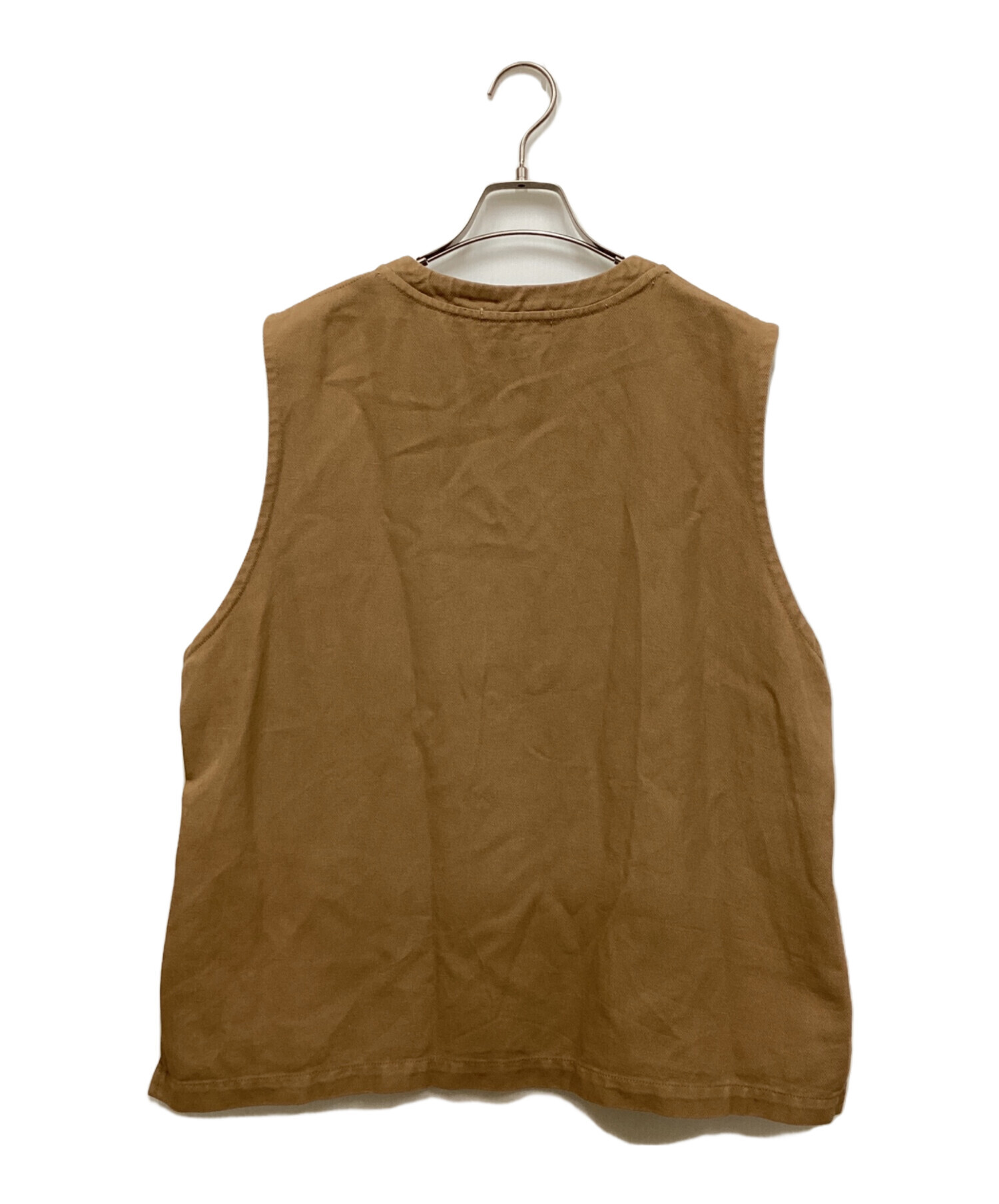 nest Robe CONFECT / コットンリネンツイルVネックベスト nest Robe 