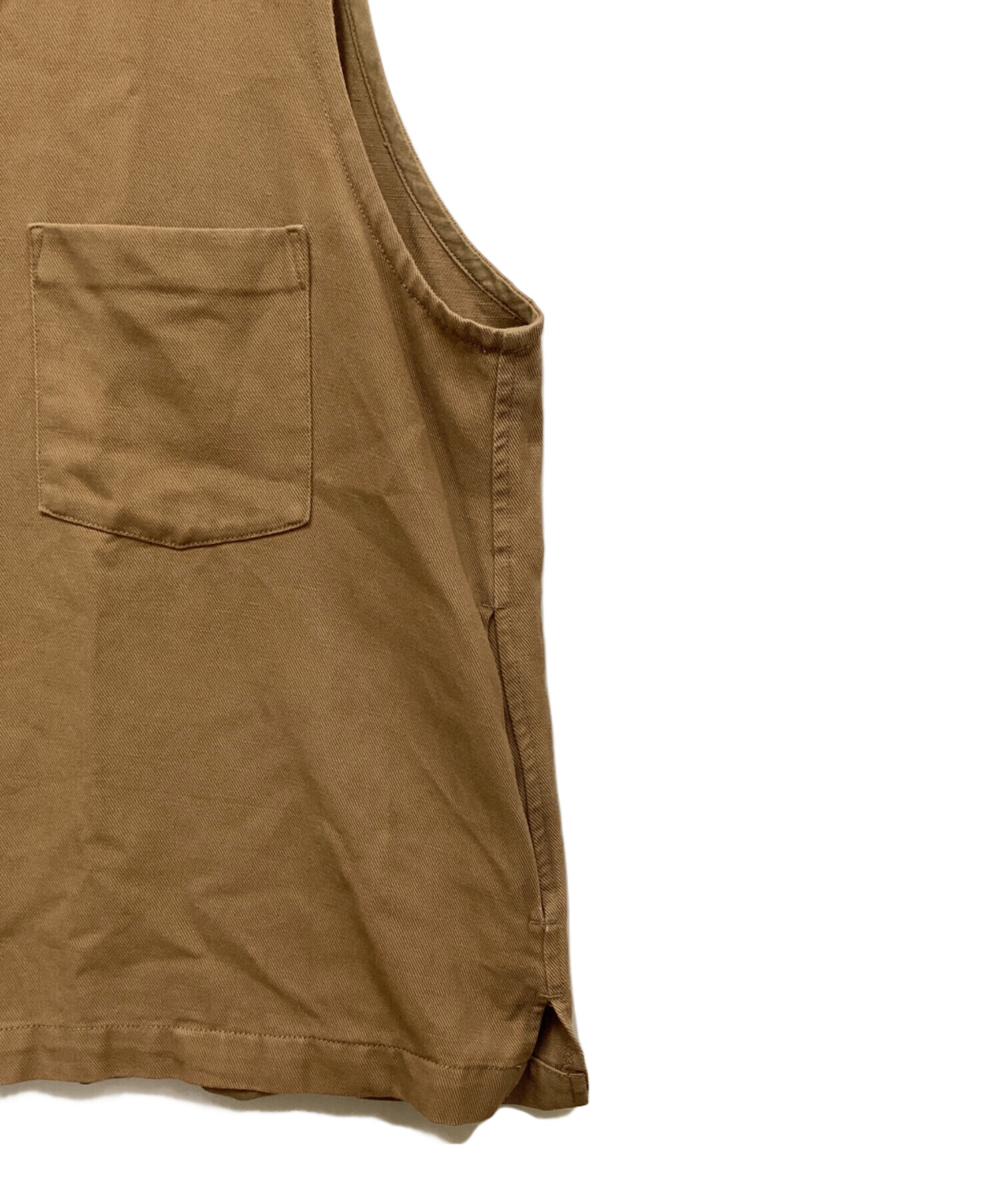 nest Robe CONFECT / コットンリネンツイルVネックベスト nest Robe 