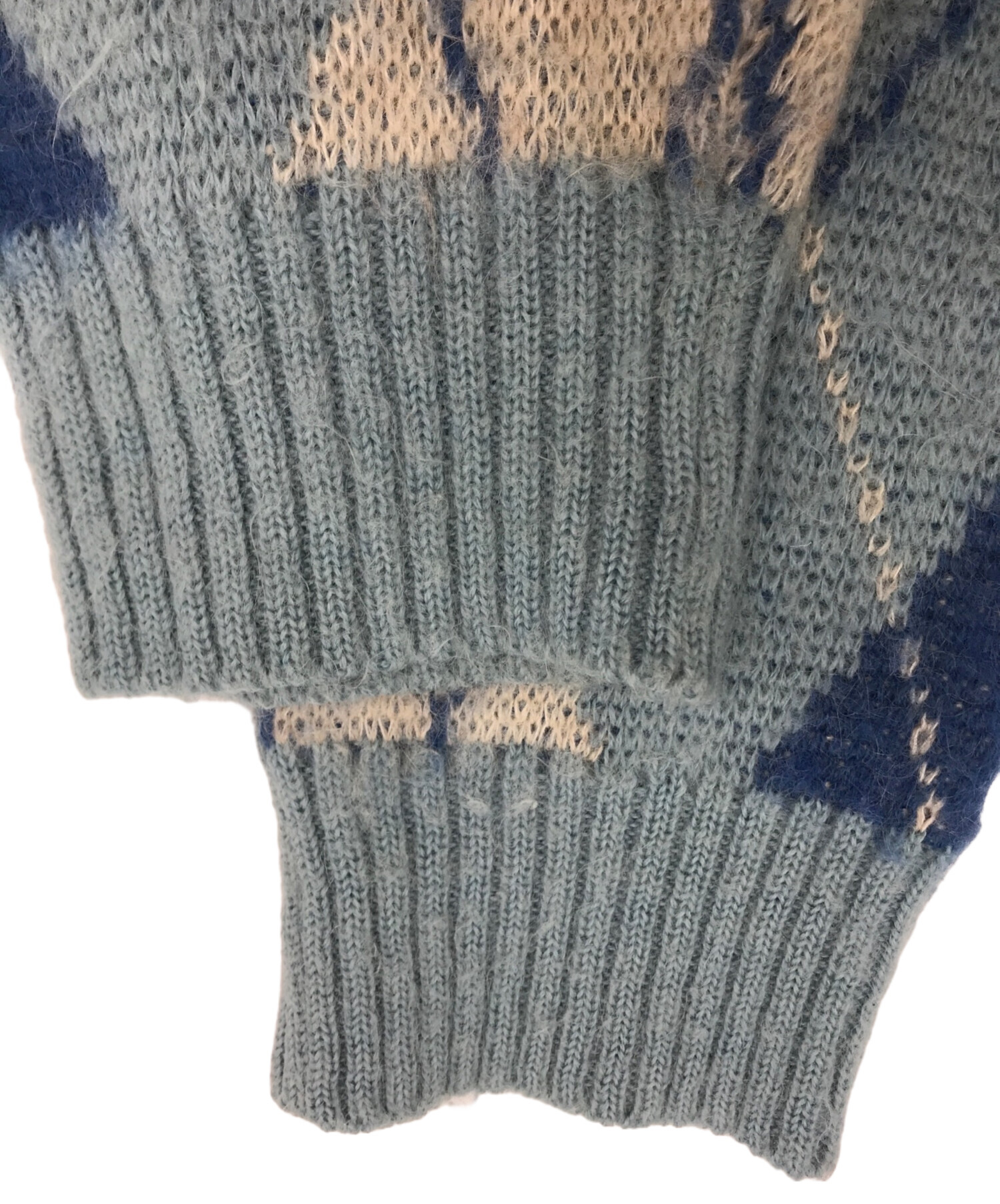 中古・古着通販】Needles (ニードルズ) Mohair Cardigan Argyle(モヘヤ