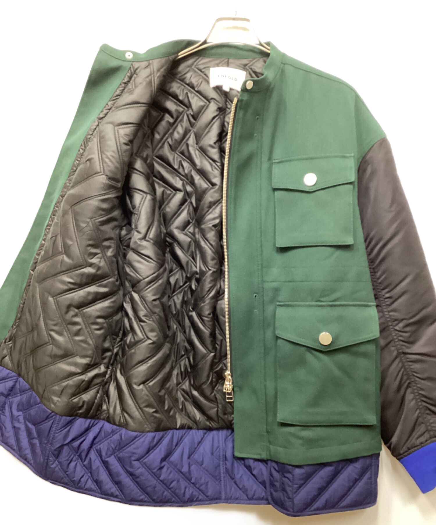 中古・古着通販】ENFOLD (エンフォルド) Fine Woolギャバ ミリタリー