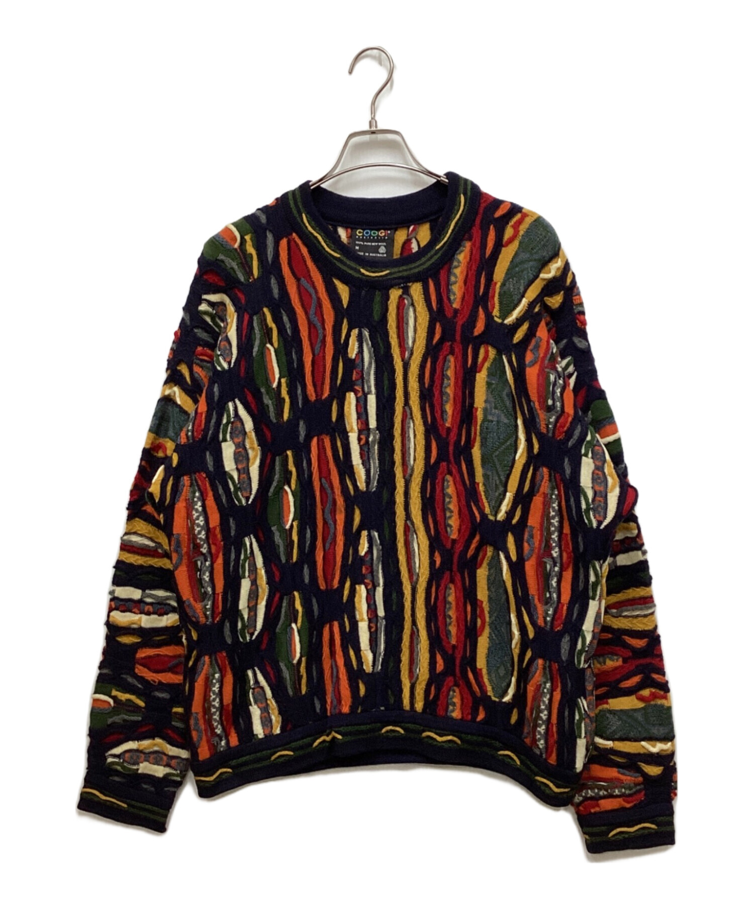 中古・古着通販】Coogi (クージー) 3Dニット マルチカラー サイズ:M 