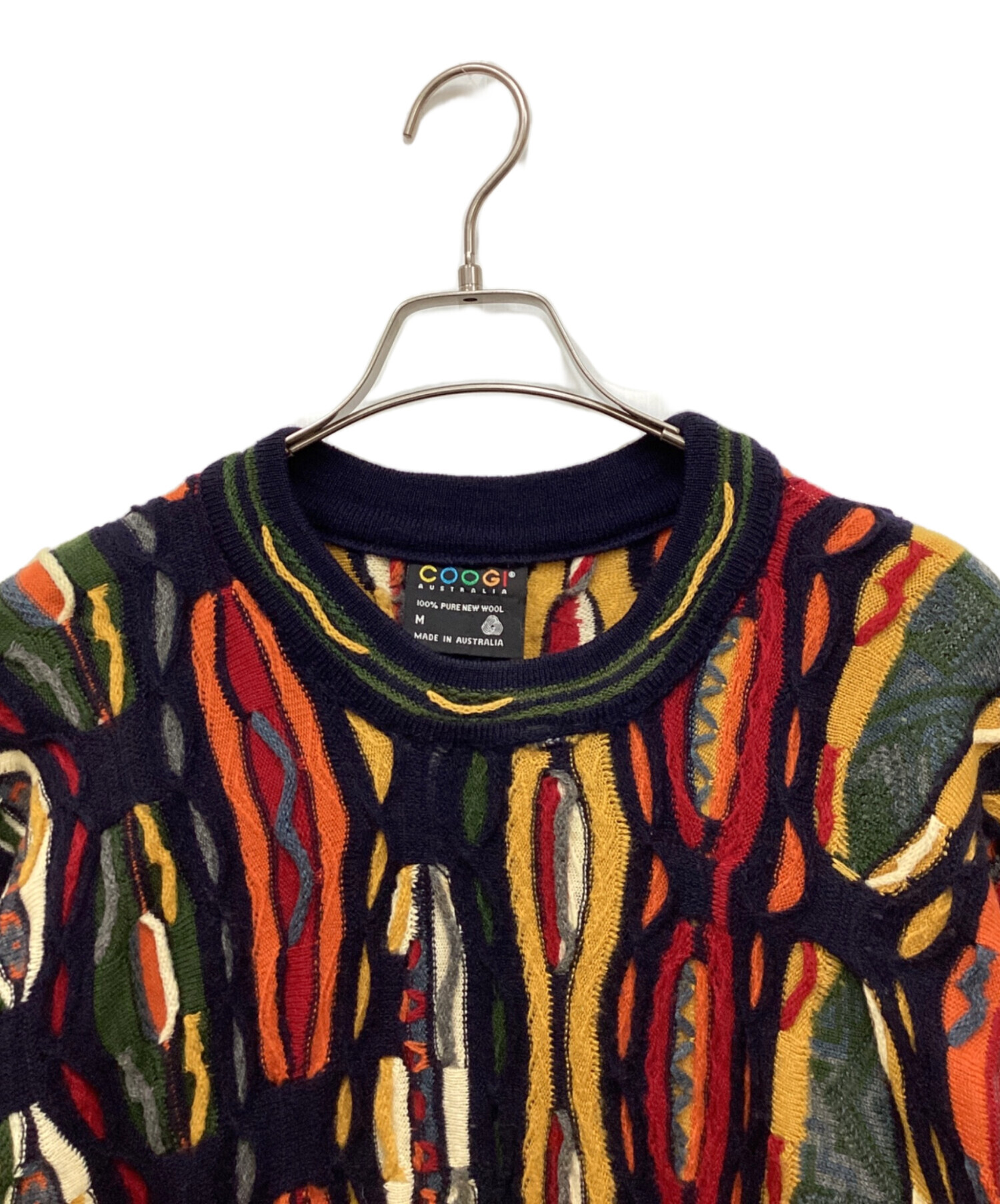 中古・古着通販】Coogi (クージー) 3Dニット マルチカラー サイズ:M 