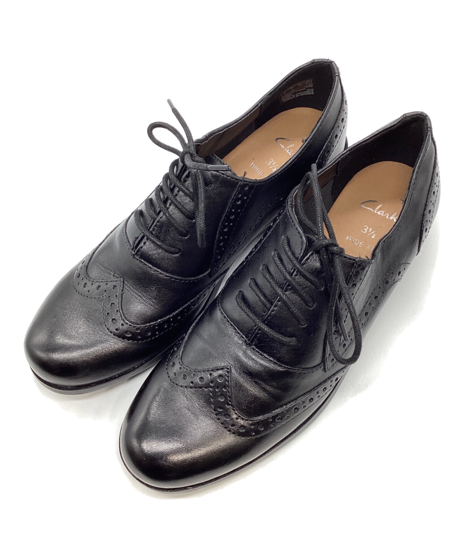中古・古着通販】CLARKS (クラークス) ウィングチップシューズ