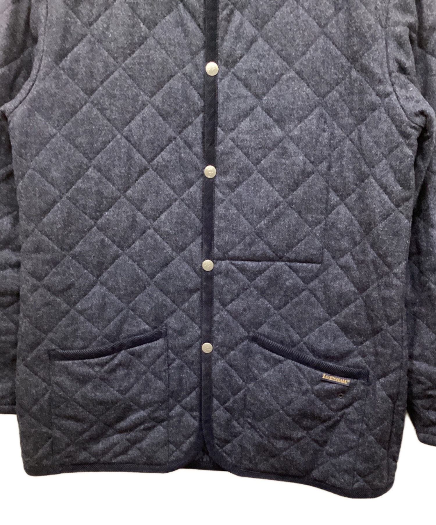 中古・古着通販】LAVENHAM (ラベンハム) ウールキルティングジャケット 